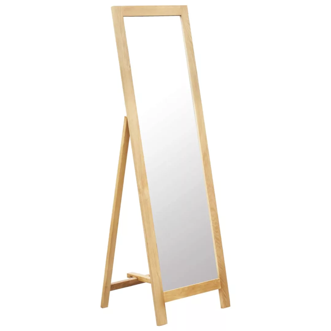 Standspiegel 48 X 46,5 X 150 Cm Massivholz Eiche günstig online kaufen