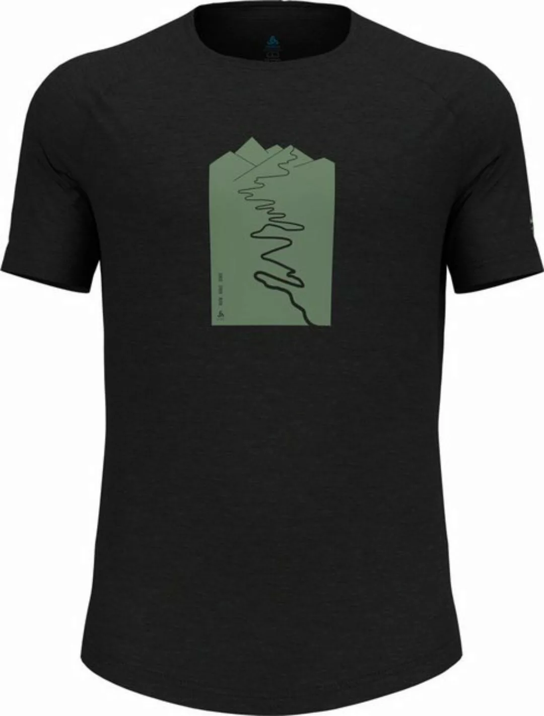 Odlo T-Shirt T-shirt crew neck s/s ASCENT P BLACK MELANGE günstig online kaufen