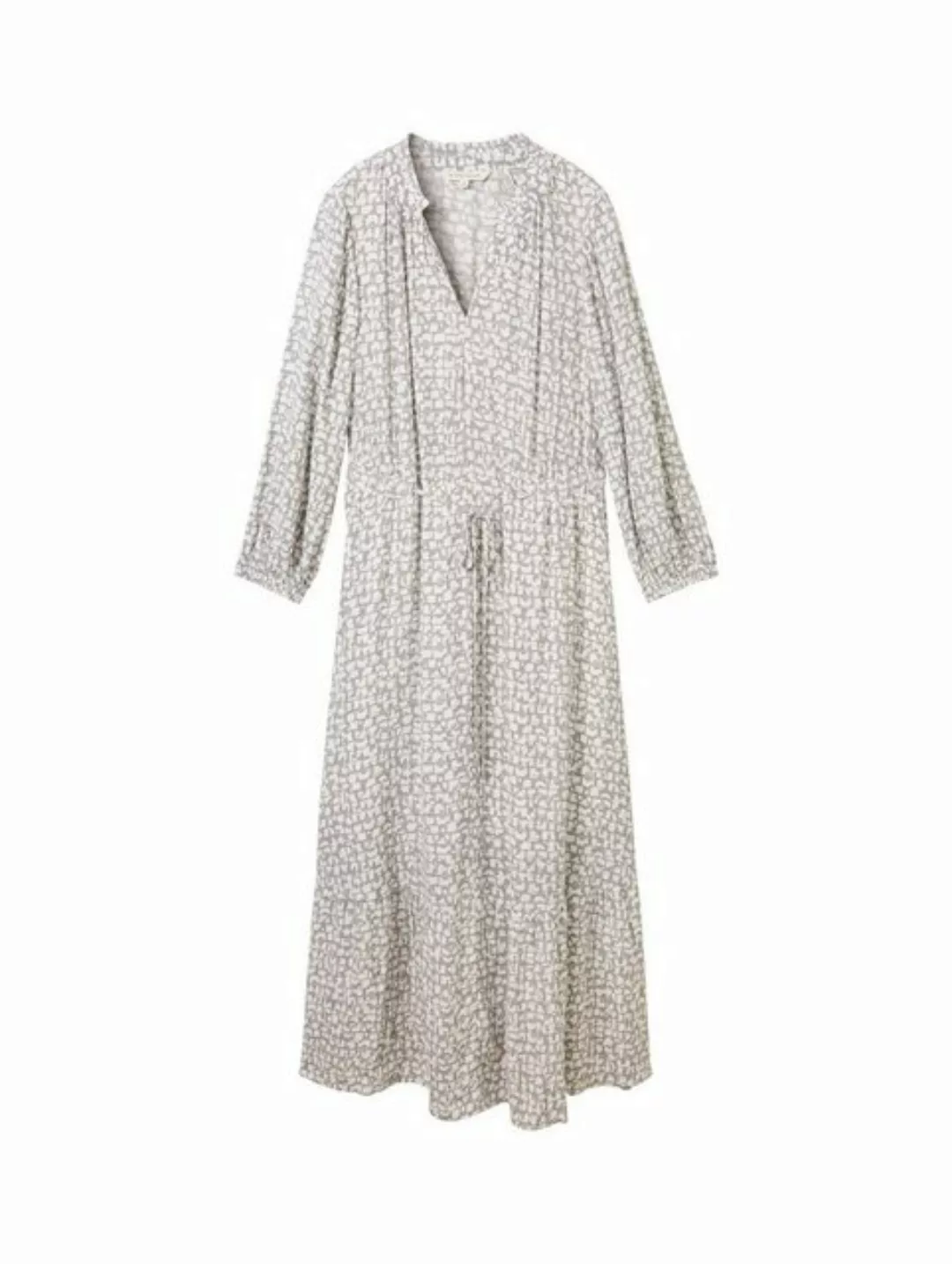 TOM TAILOR Sommerkleid dress with feminine details, neutral tile design günstig online kaufen