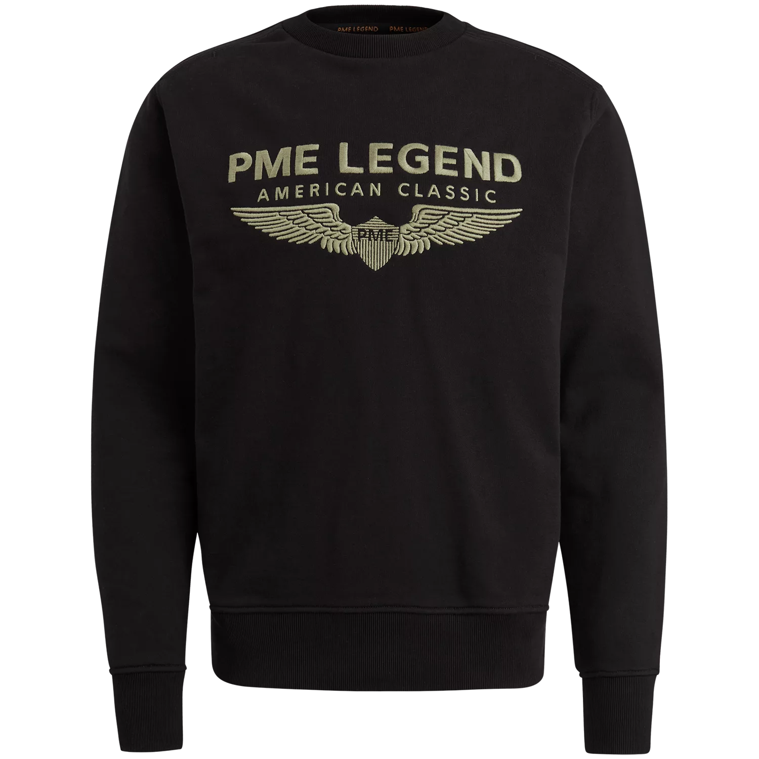 PME Legend Herren Rundhals Pullover CREWNECK SOFT TERRY WITH LOGO - Regular günstig online kaufen
