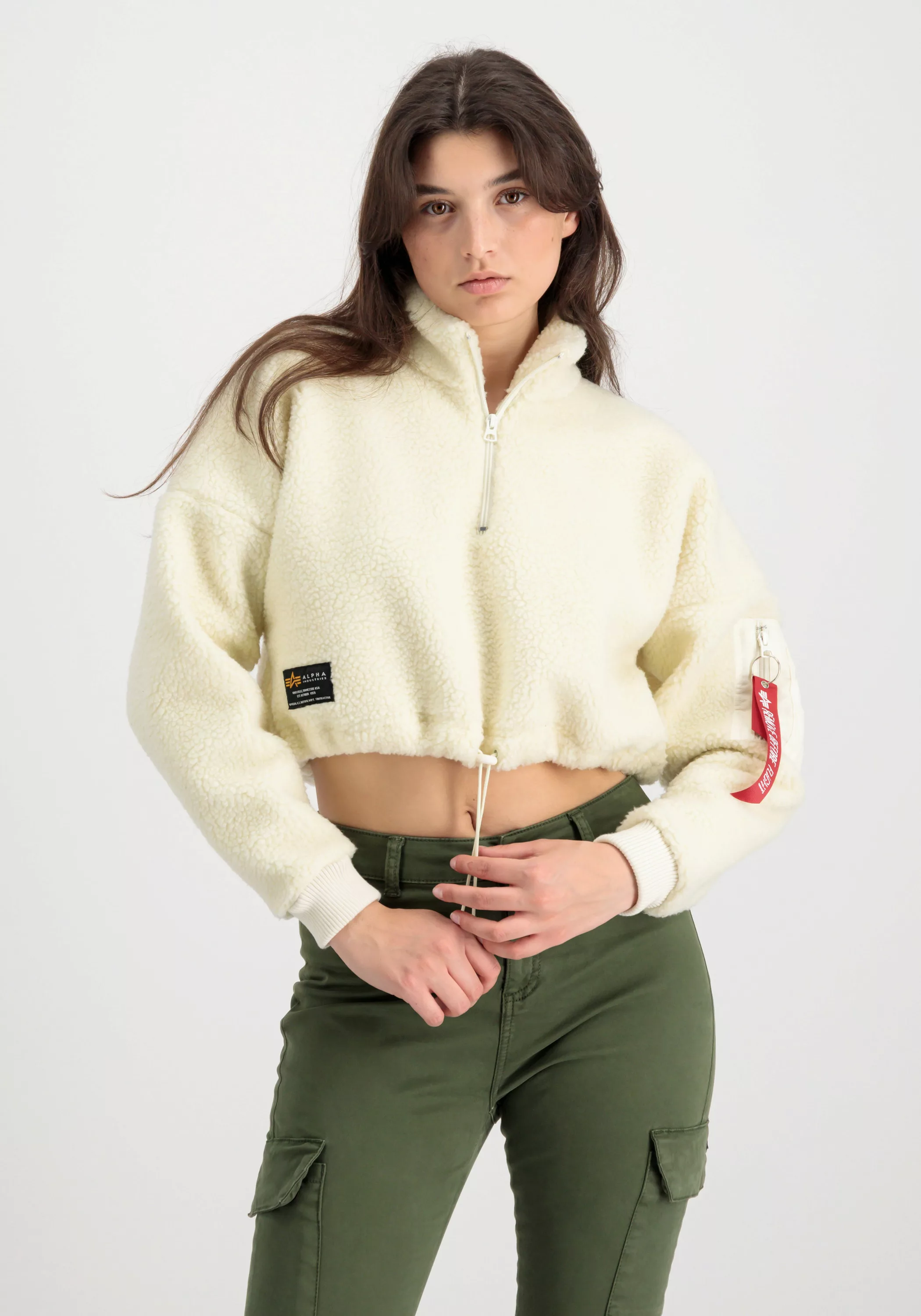 Alpha Industries Sweater "ALPHA INDUSTRIES Women - Sweatshirts Teddy ZH Swe günstig online kaufen