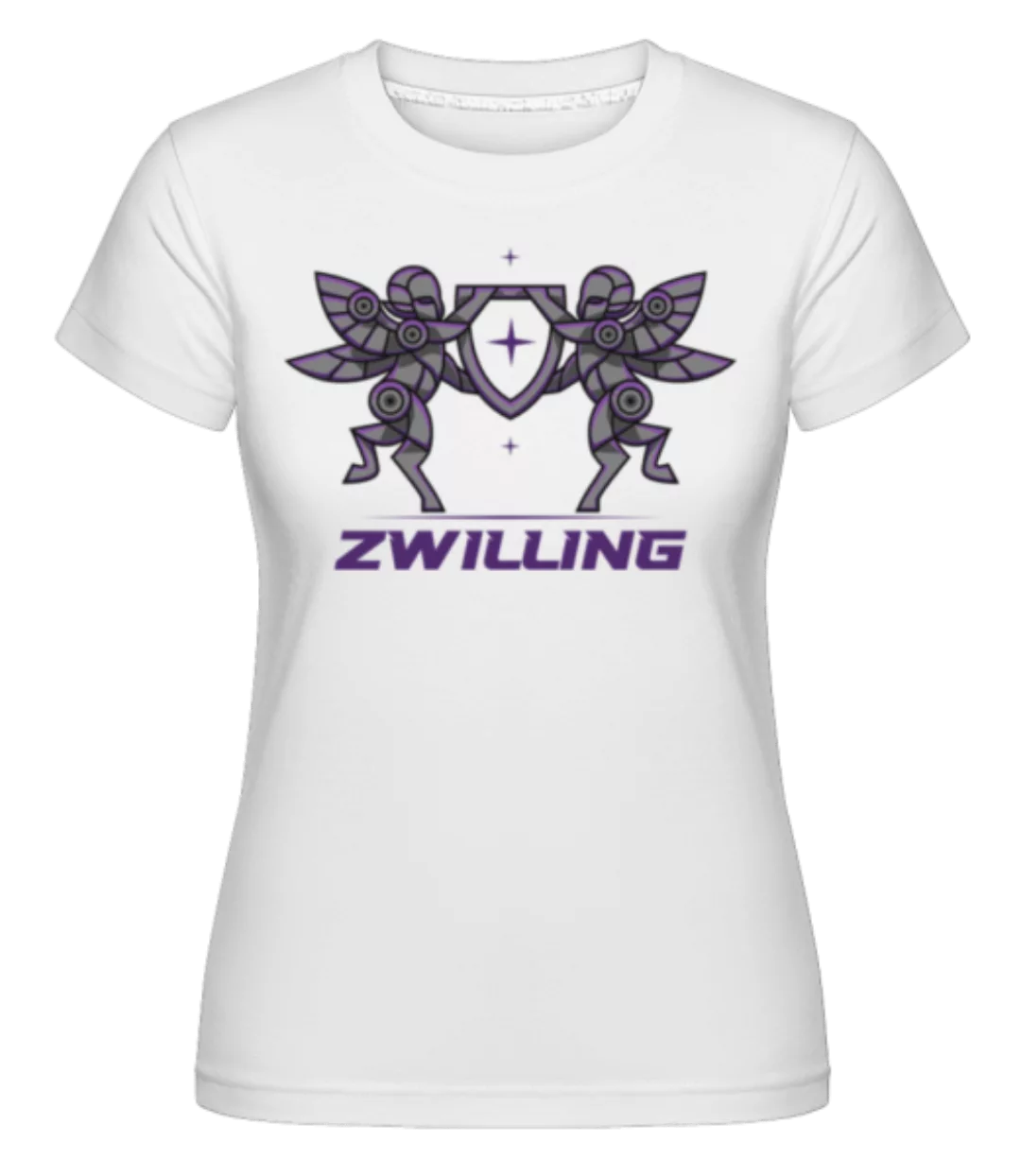 Mecha Roboter Sternzeichen Zwilling · Shirtinator Frauen T-Shirt günstig online kaufen