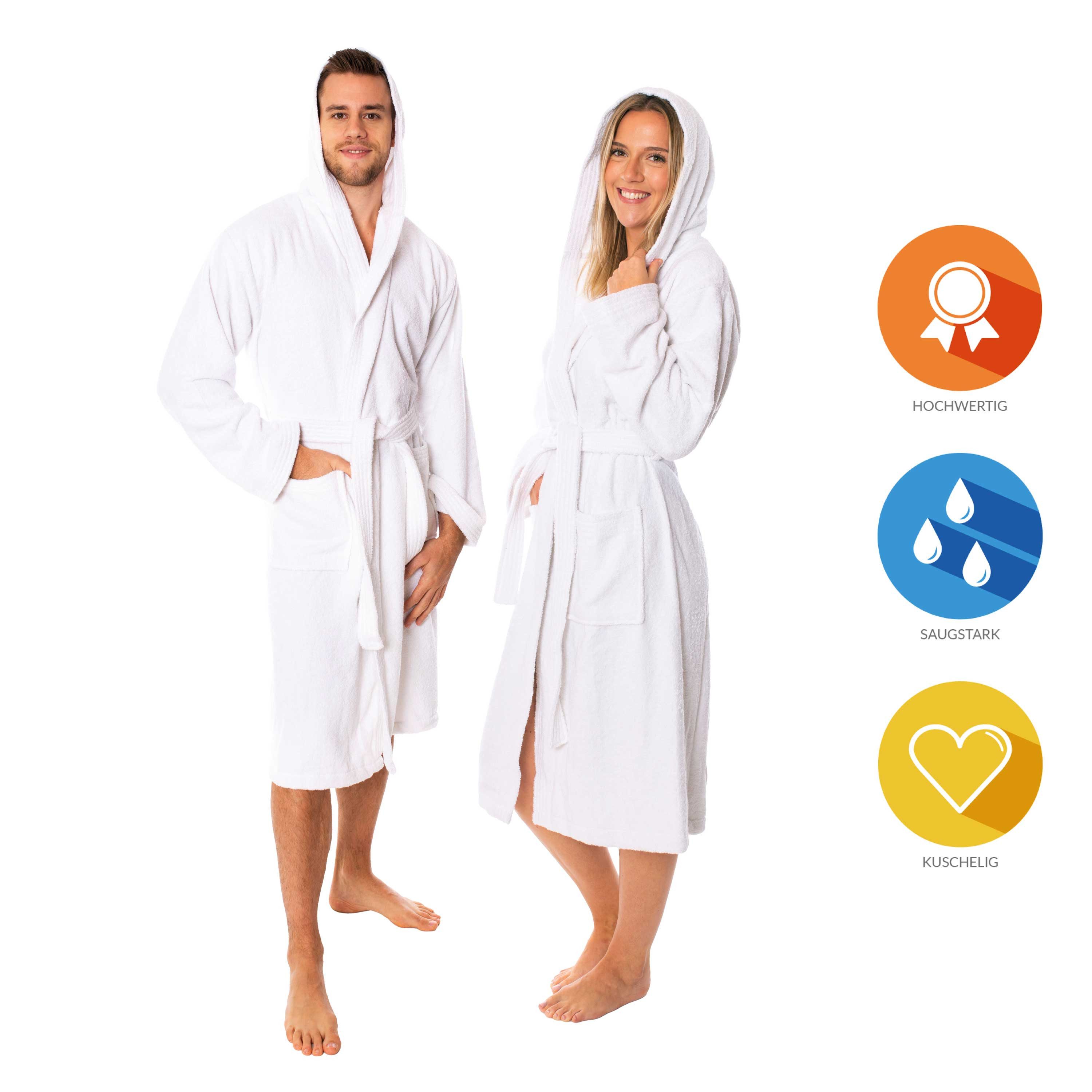 Lavea Bademantel Mexico, Lang, Premium Morgenmantel günstig online kaufen