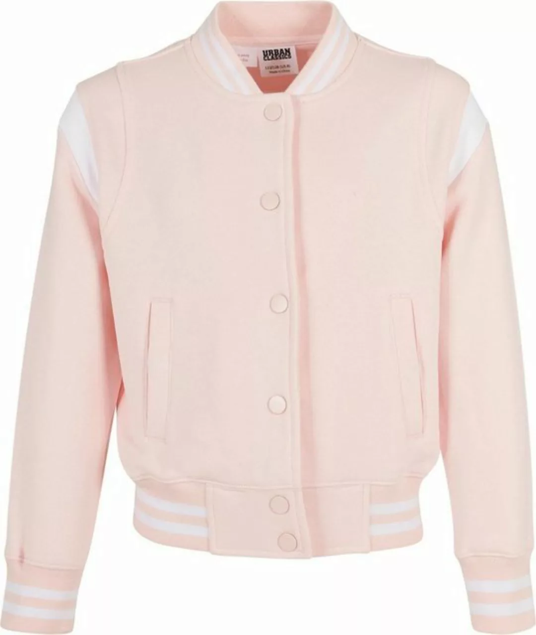 URBAN CLASSICS Outdoorjacke Damen Girls Inset College Sweat Jacket (1-St) günstig online kaufen