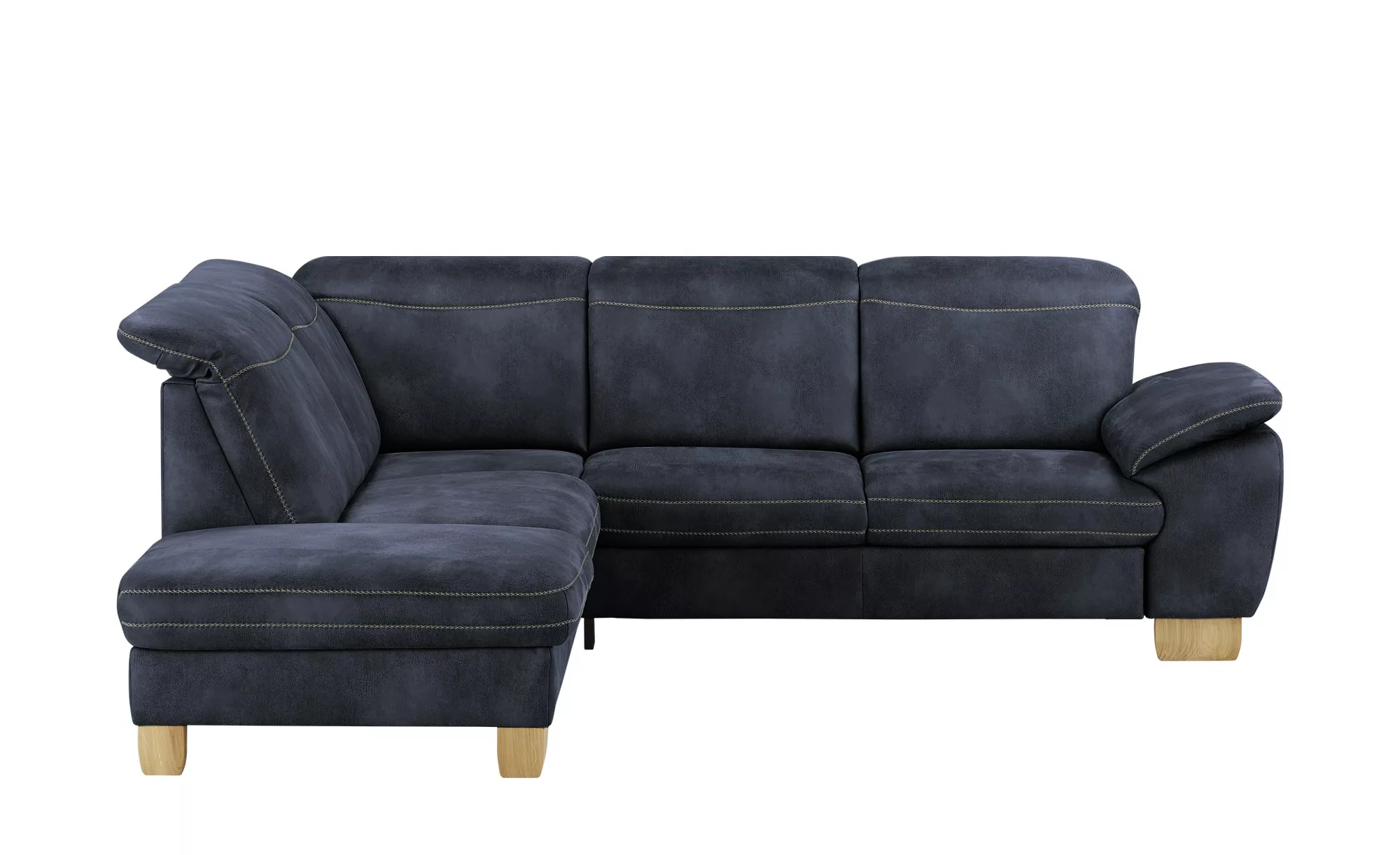 meinSofa Ecksofa  Raica ¦ blau ¦ Maße (cm): B: 266 H: 91 T: 243.0 Polstermö günstig online kaufen