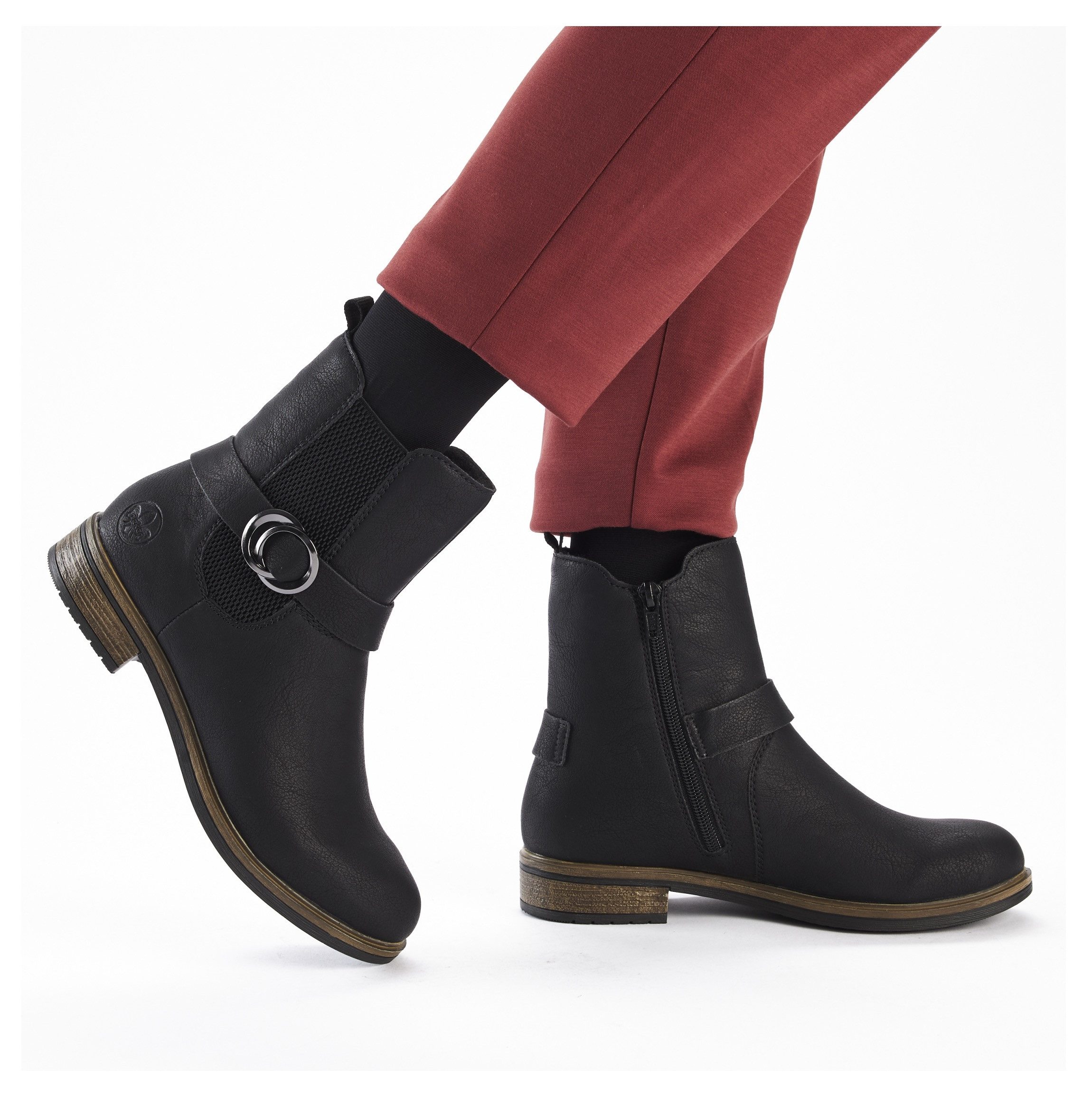 Rieker Winterstiefelette, Chelseaboots, Boots, Blockabsatz, mit günstig online kaufen