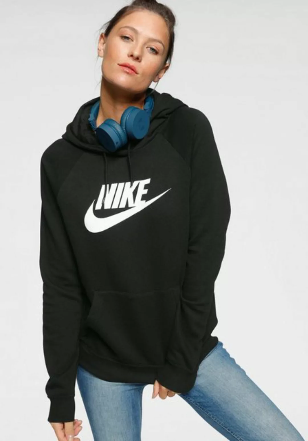 Nike Sportswear Kapuzensweatshirt ESSENTIAL WOMENS FLEECE PULLOVER HOODIE günstig online kaufen