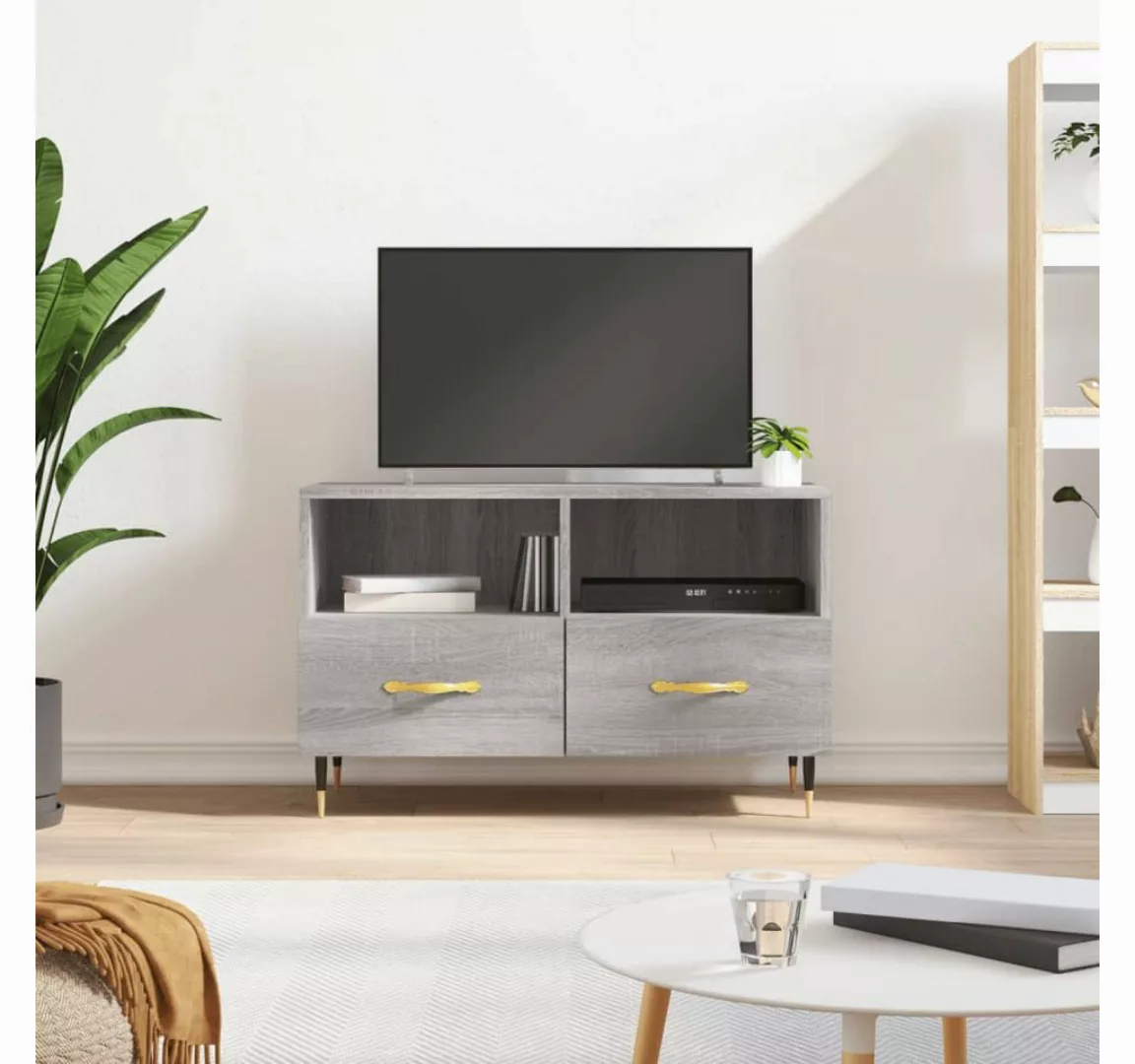 vidaXL TV-Schrank TV-Schrank Grau Sonoma 80x36x50 cm Spanplatte günstig online kaufen