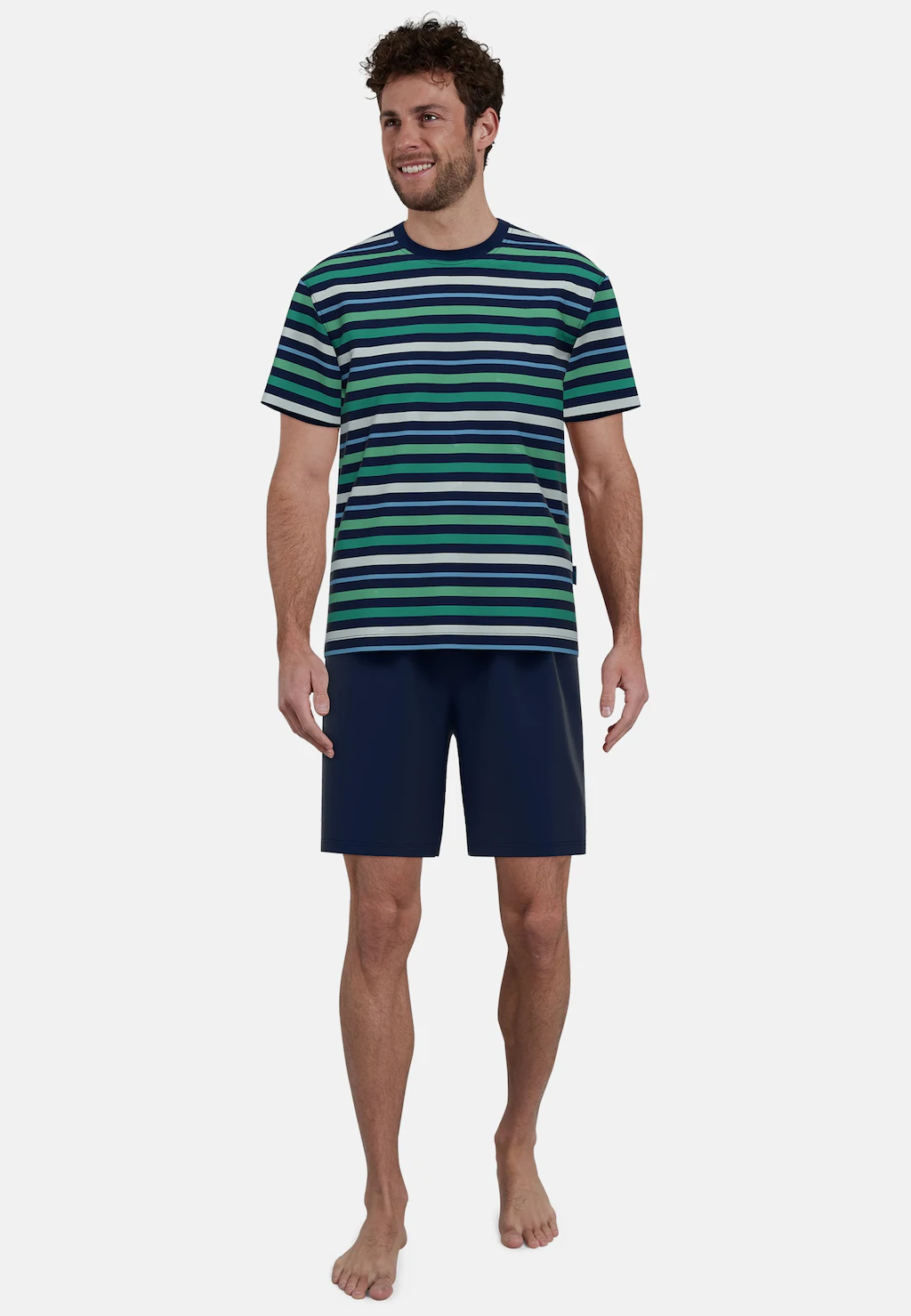GÖTZBURG Shorty "Bray", (2 tlg.), Kurzarm, Rundhalsausschnitt, kurze Hose, günstig online kaufen