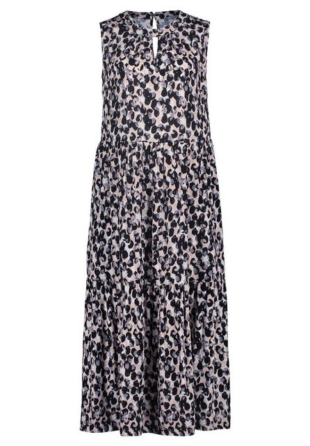 Betty&Co Sommerkleid Kleid Lang ohne Arm, Black-Nature günstig online kaufen