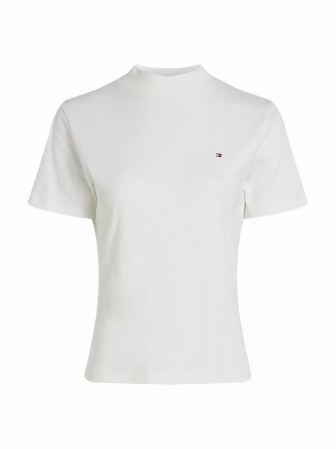 Tommy Hilfiger Stehkragenshirt NEW CODY SLIM CROP MOCK-NK mit Logostickerei günstig online kaufen