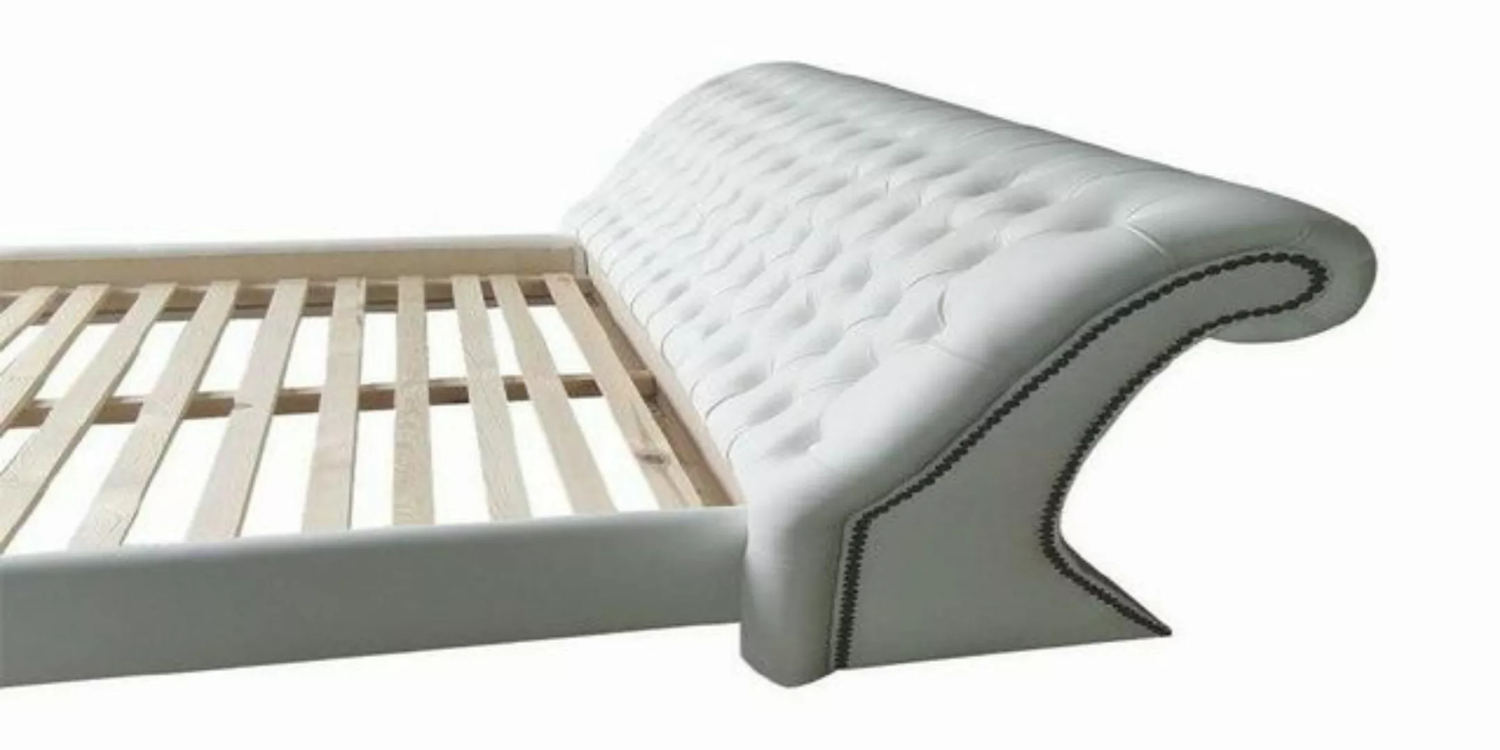 JVmoebel Bett Wasserbett Chesterfield Lederbett Bett Wasser Polster Doppel günstig online kaufen