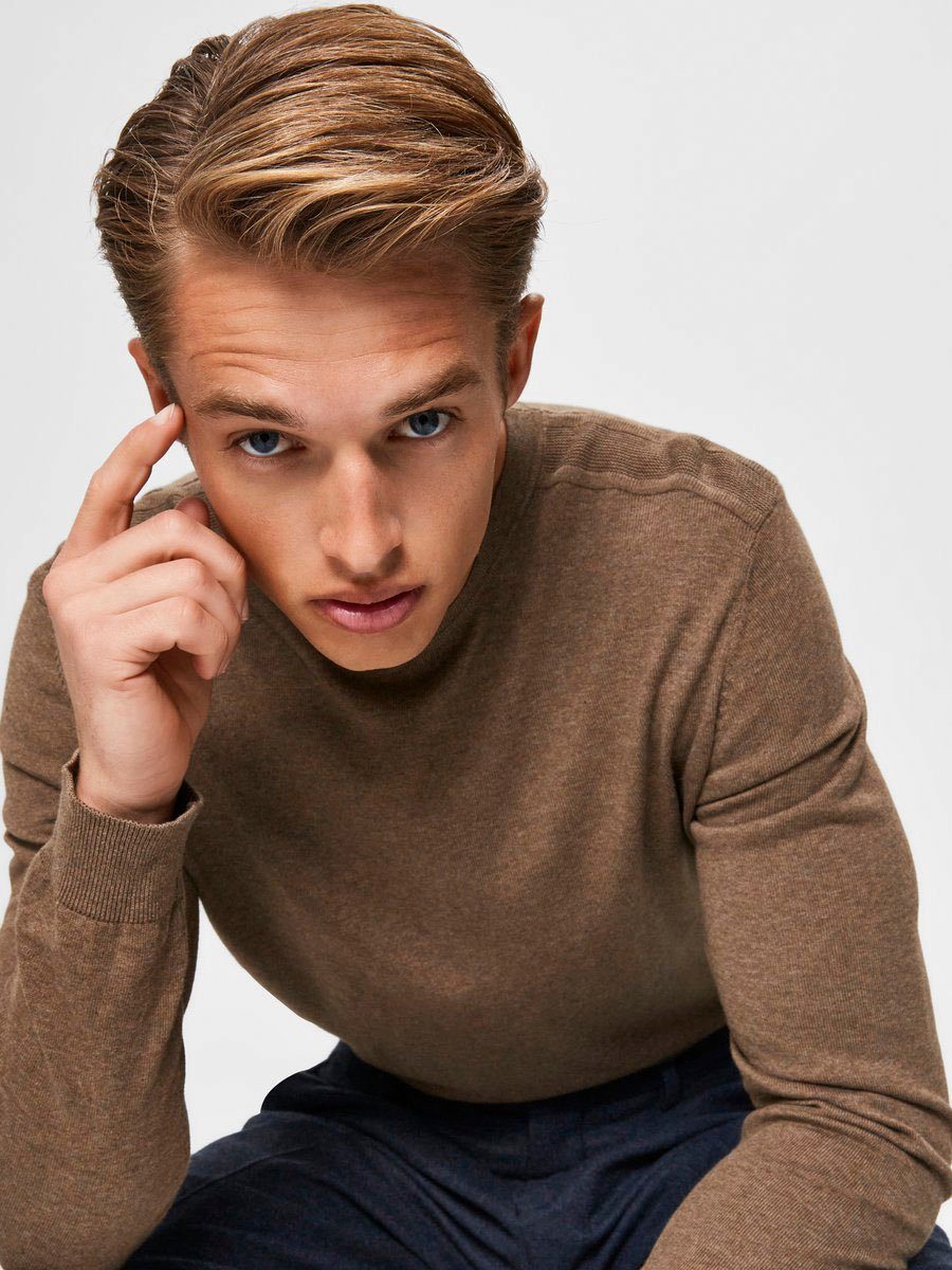 SELECTED HOMME Strickpullover SLHBERG CREW NECK günstig online kaufen