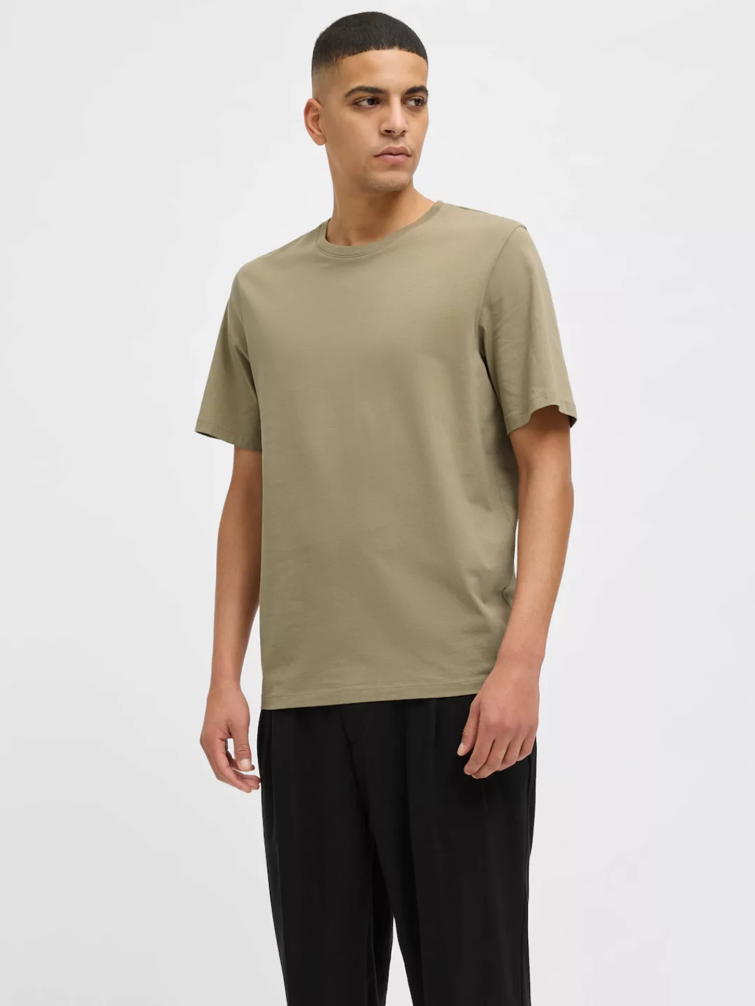 Jack & Jones Rundhalsshirt "JJEORGANIC BASIC TEE SS O-NECK NOOS", mit Rundh günstig online kaufen