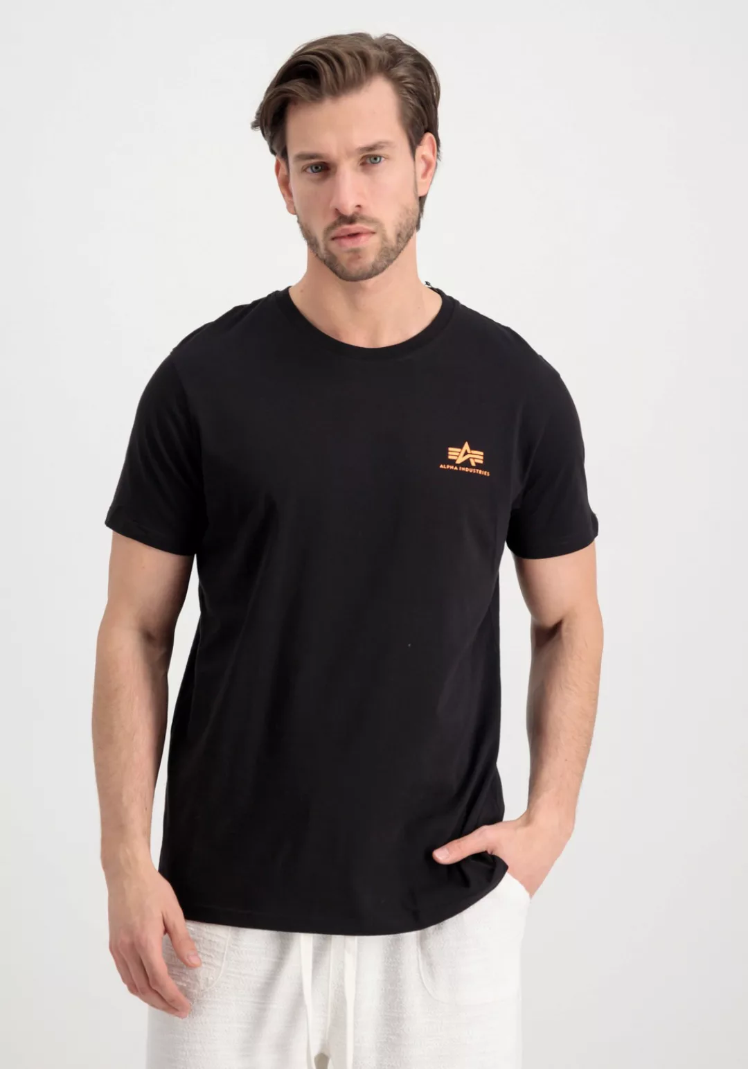 Alpha Industries T-Shirt "Alpha Industries Men - T-Shirts Basic T SL Neon P günstig online kaufen