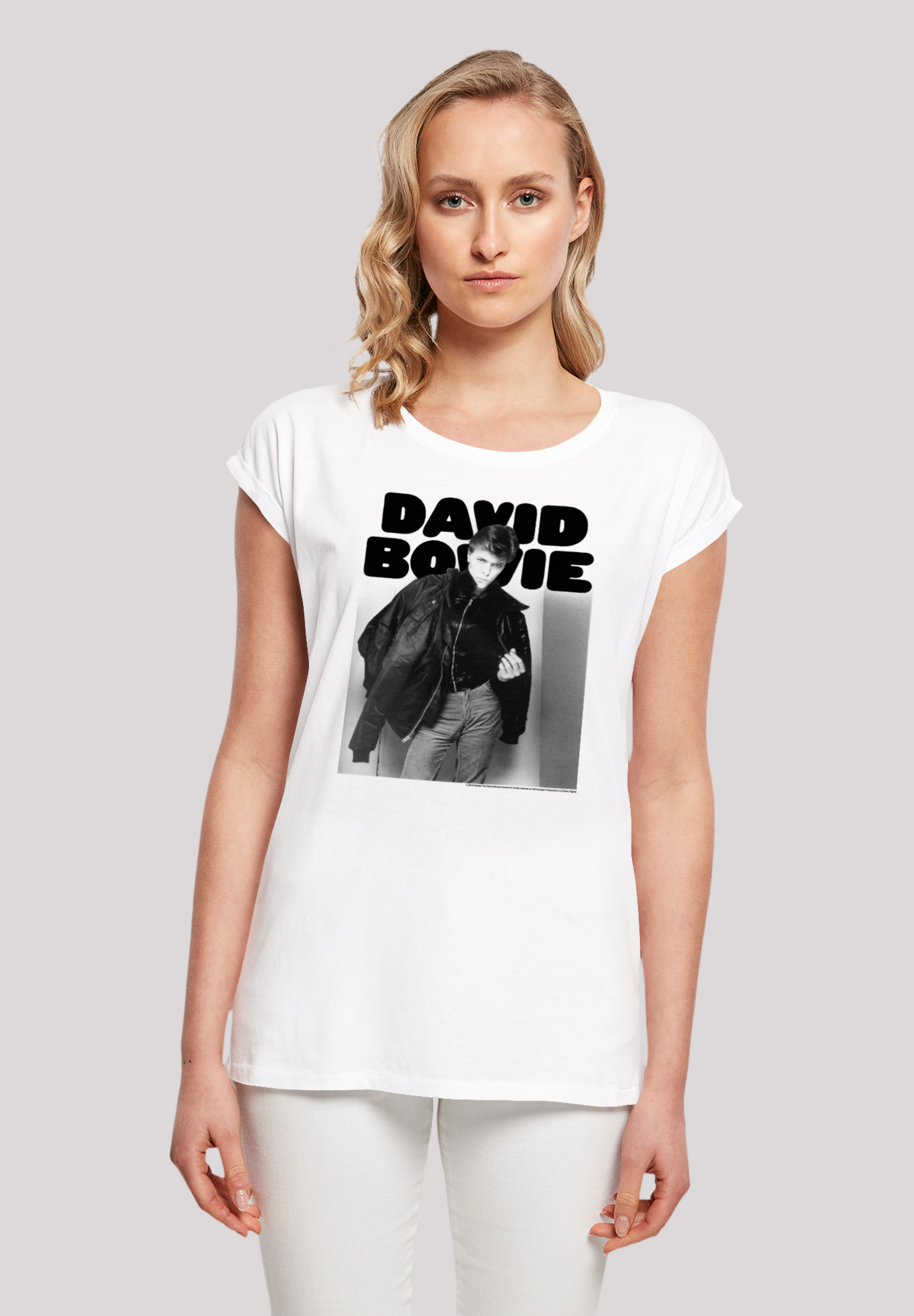 F4NT4STIC T-Shirt "David Bowie Jacket Photograph", Print günstig online kaufen
