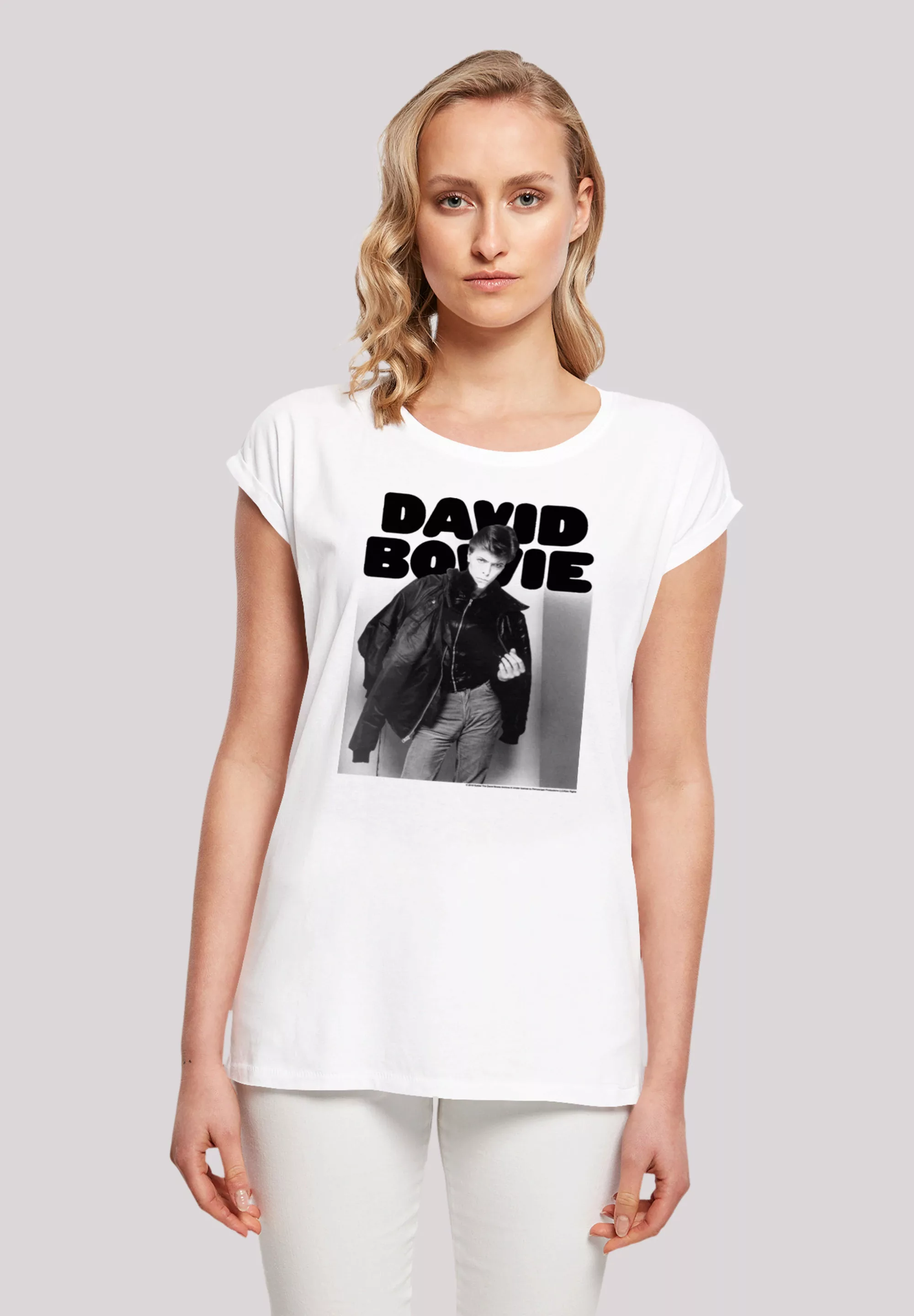F4NT4STIC T-Shirt "David Bowie Jacket Photograph", Print günstig online kaufen
