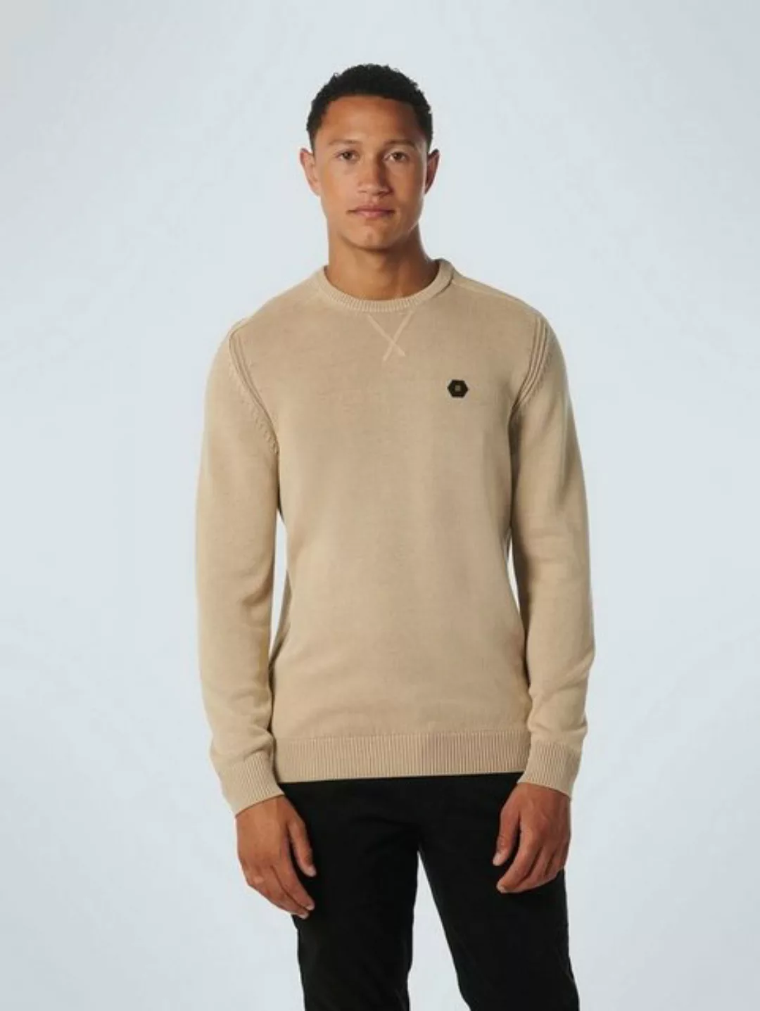 NO EXCESS Sweatshirt Pullover Half Zipper 2 Coloured Mel günstig online kaufen