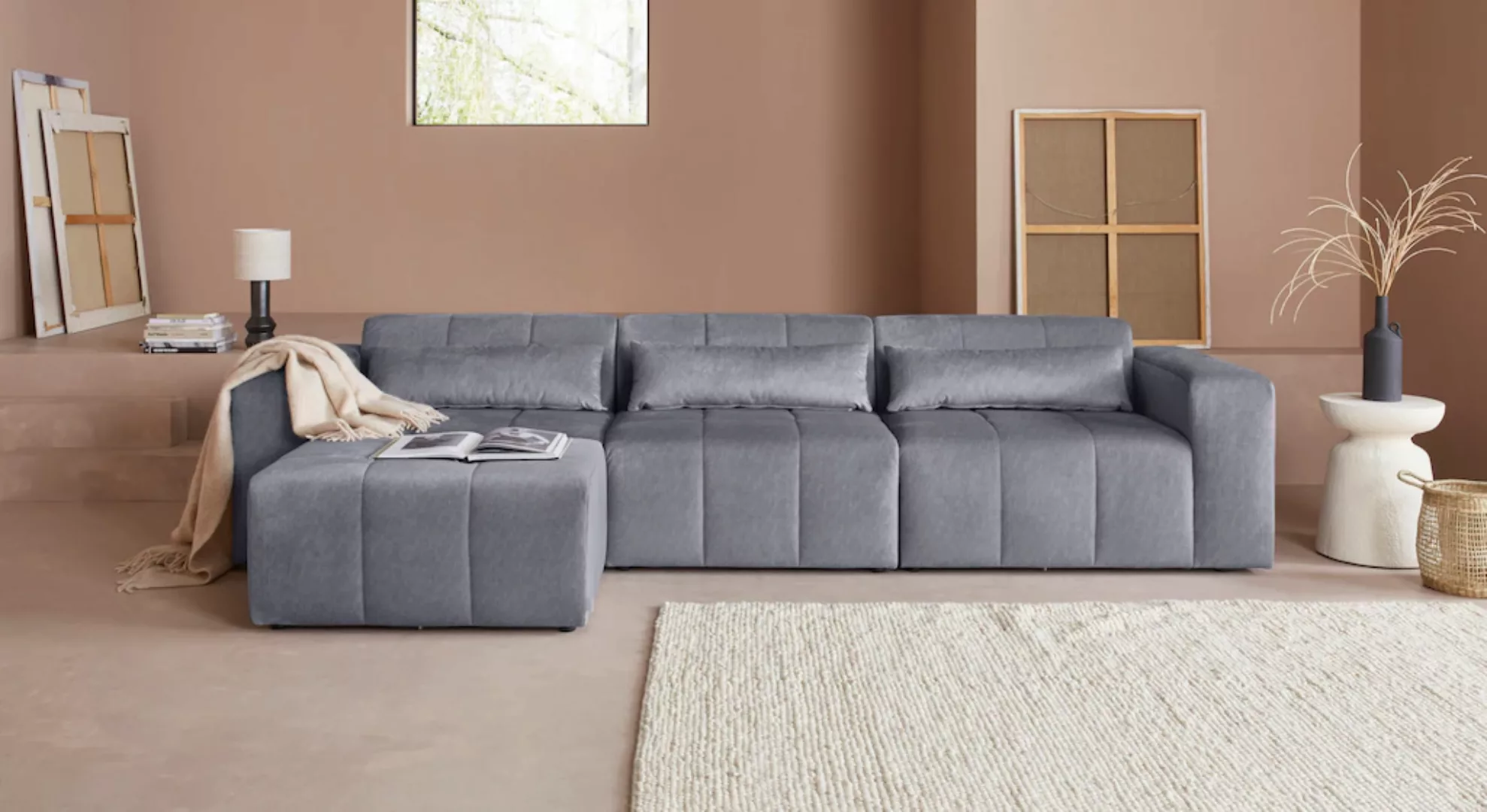 LeGer Home by Lena Gercke Ecksofa "Maileen L-Form", Modulsofa, bestehend au günstig online kaufen