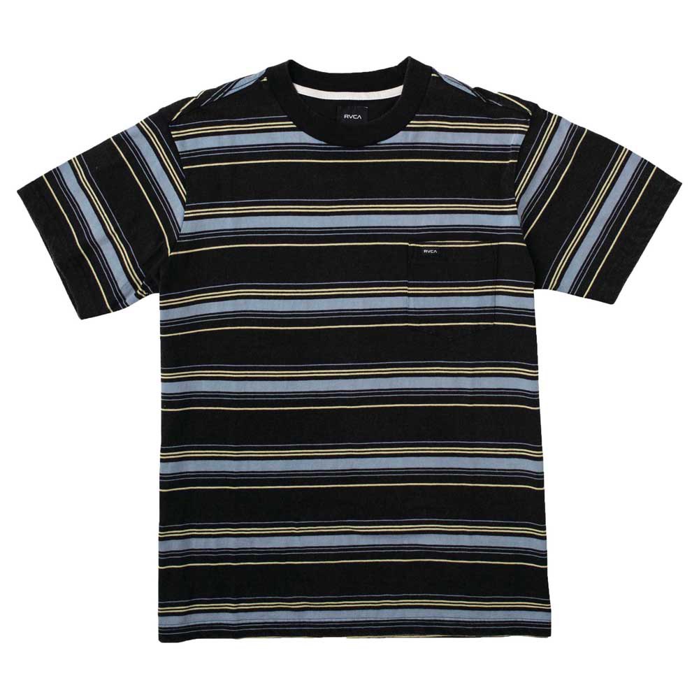 Rvca Bez Stripe Kurzärmeliges T-shirt XL Pirate Black günstig online kaufen