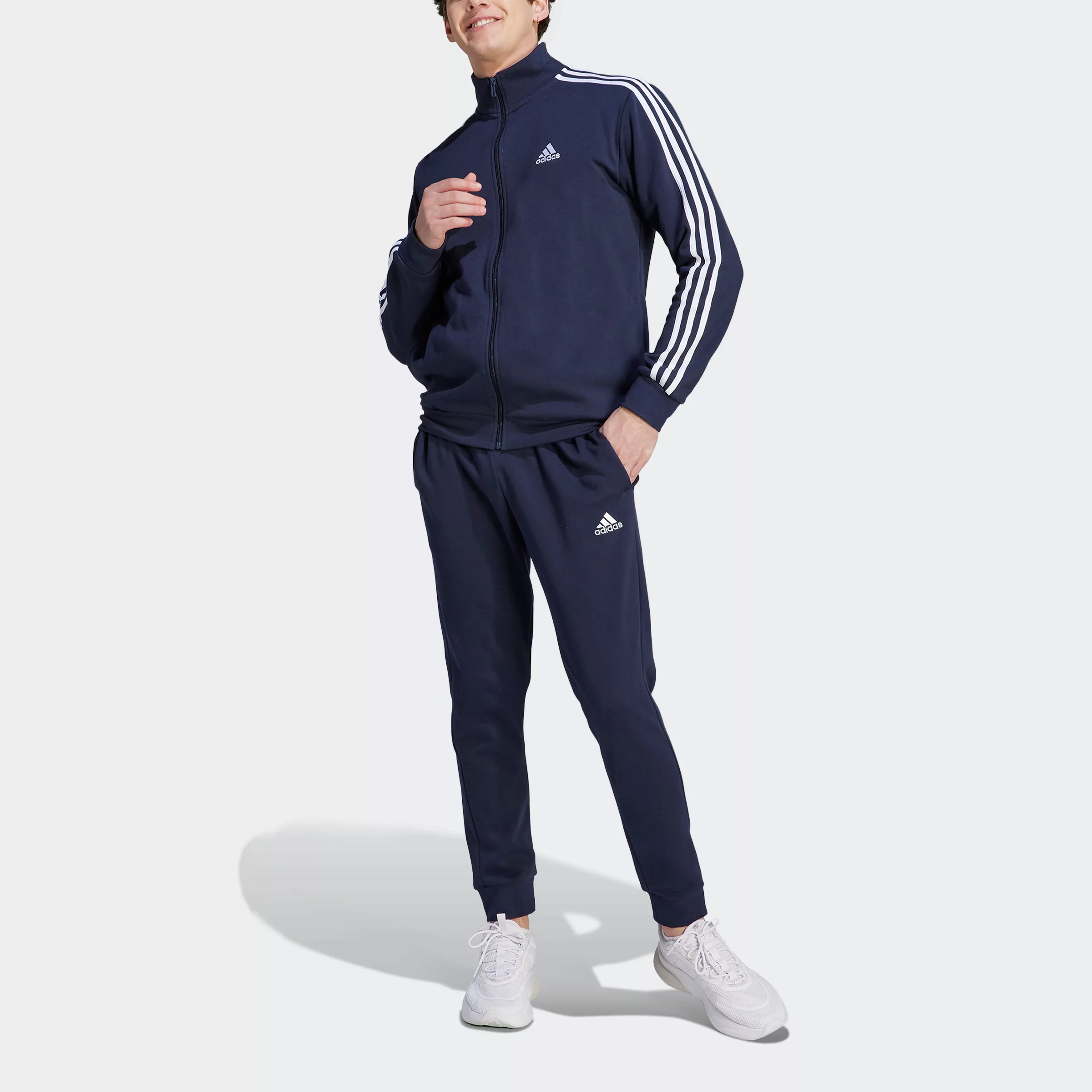 adidas Sportswear Trainingsanzug "BASIC 3-STREIFEN", (2 tlg.) günstig online kaufen