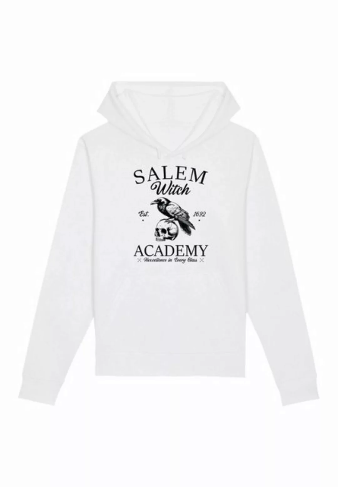 F4NT4STIC Kapuzenpullover Halloween University Salem witch crow skull Premi günstig online kaufen