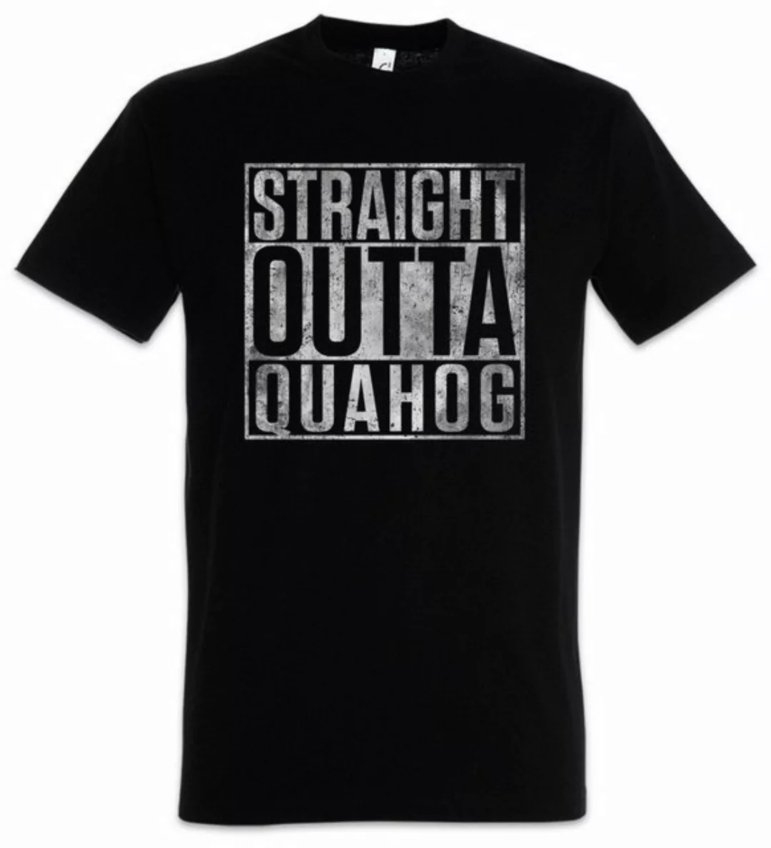 Urban Backwoods Print-Shirt Straight Outta Quahog Herren T-Shirt Family Fun günstig online kaufen