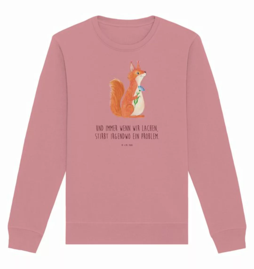 Mr. & Mrs. Panda Longpullover Größe L Eichhörnchen Blume - Canyon Pink - Ge günstig online kaufen