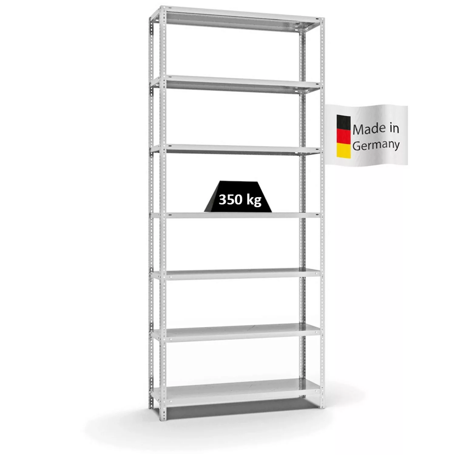 PROREGAL Fachbodenregal Schraubsystem Heavy-Duty Grundregal HxBxT 300 x 130 günstig online kaufen