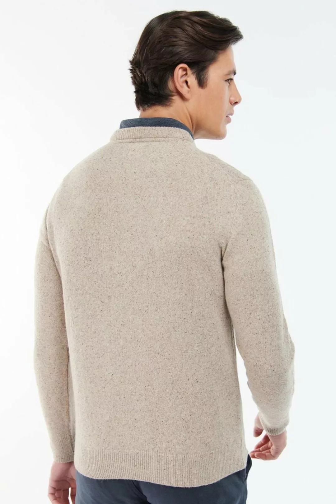 Barbour Pullover Lambswool Beige - Größe M günstig online kaufen