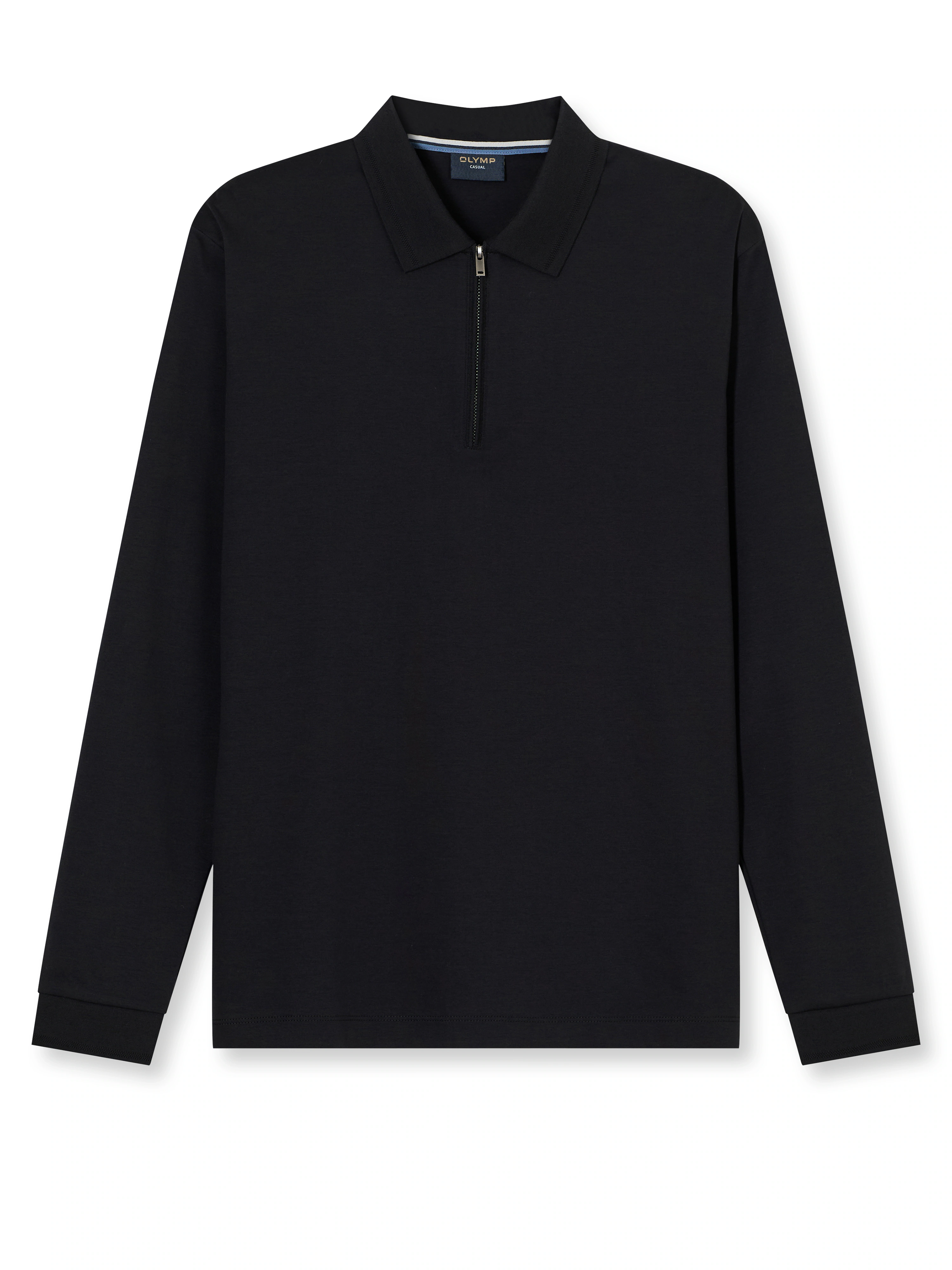 OLYMP Langarm-Poloshirt, unifarben, Polokragen, regular fit, casual günstig online kaufen