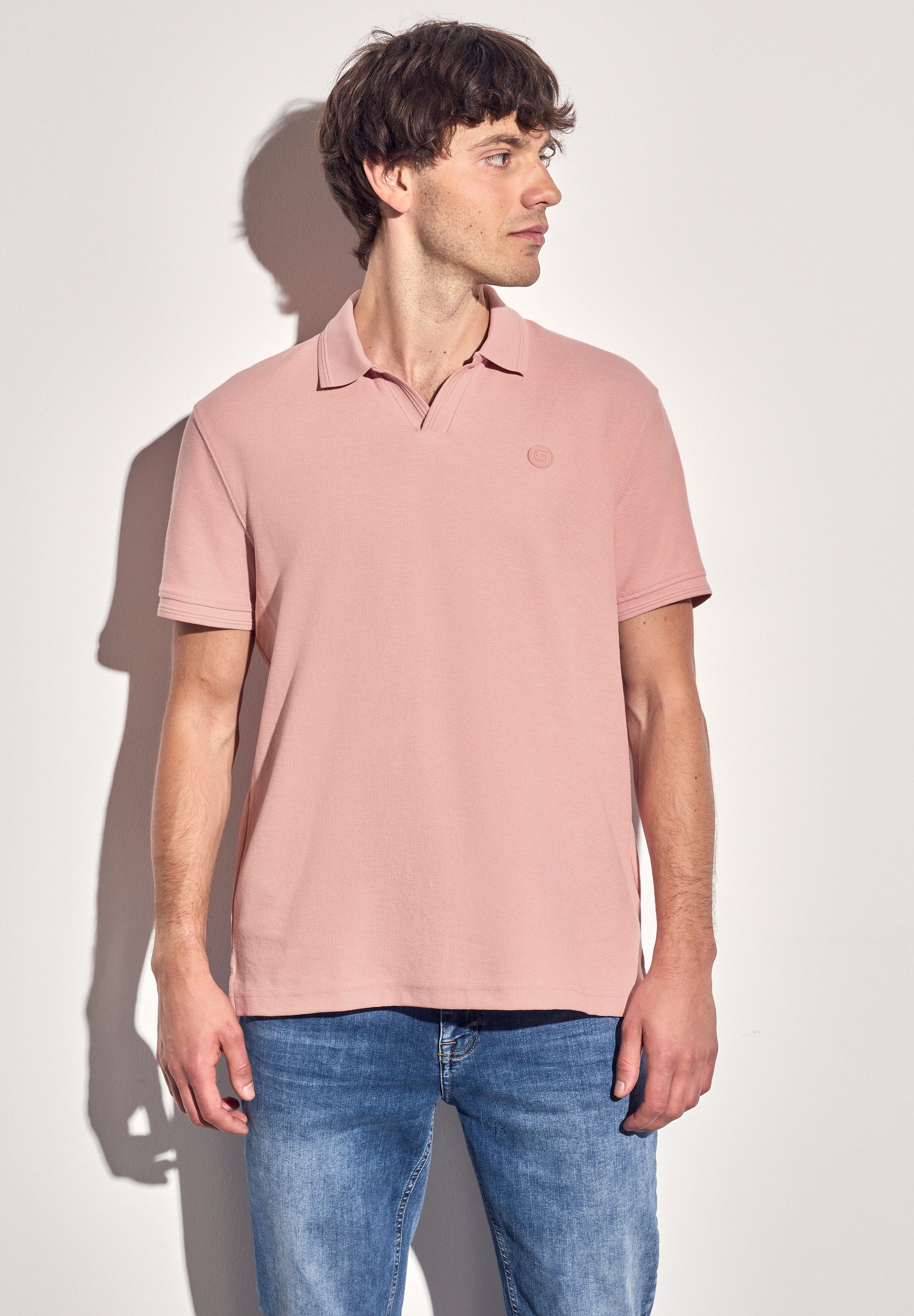 STREET ONE MEN Poloshirt, im soften Baumwoll-Mix günstig online kaufen