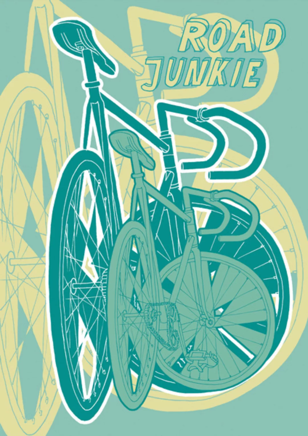 Poster Bike Road Junkie günstig online kaufen
