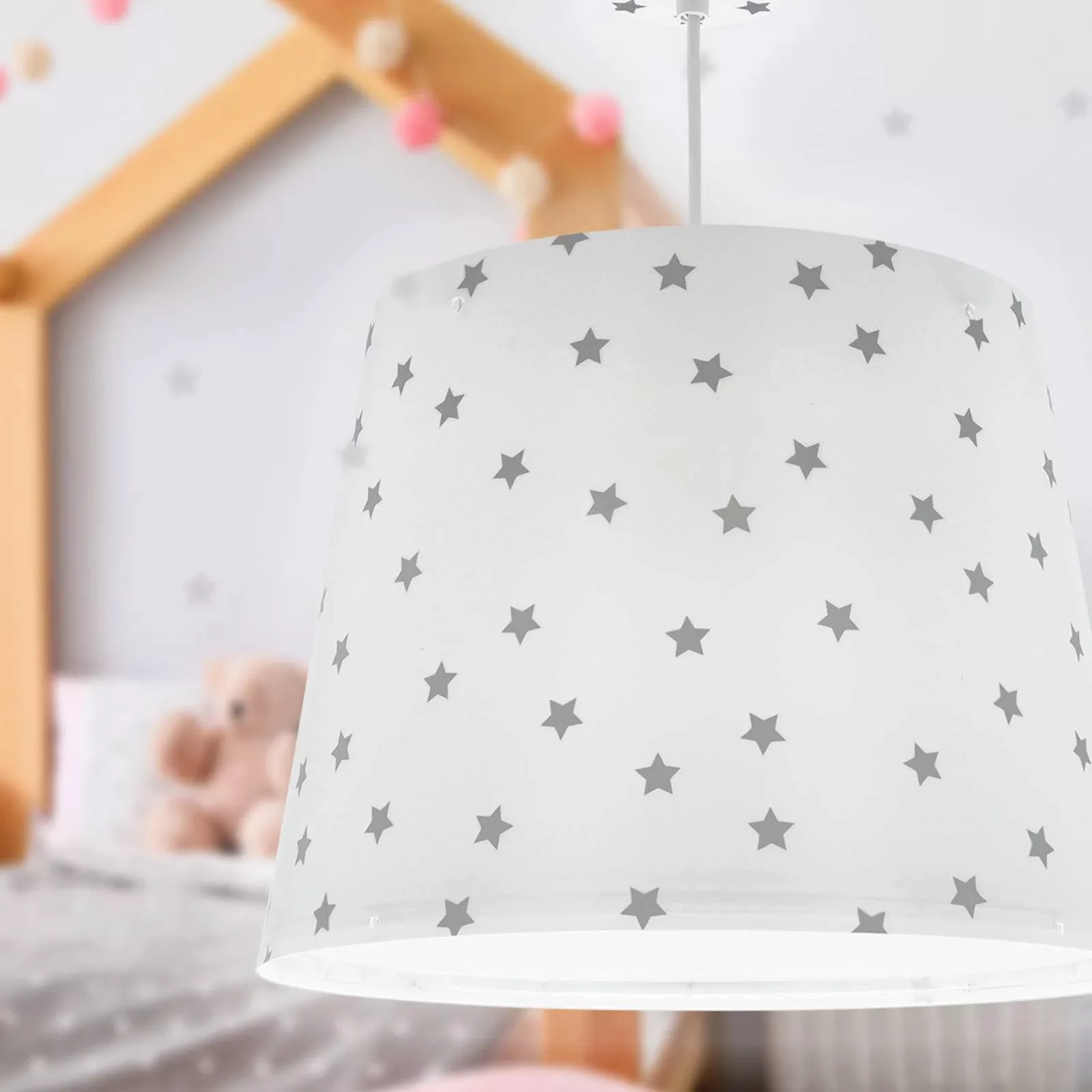 Dalber Star Light Kinder-Hängeleuchte weiß günstig online kaufen