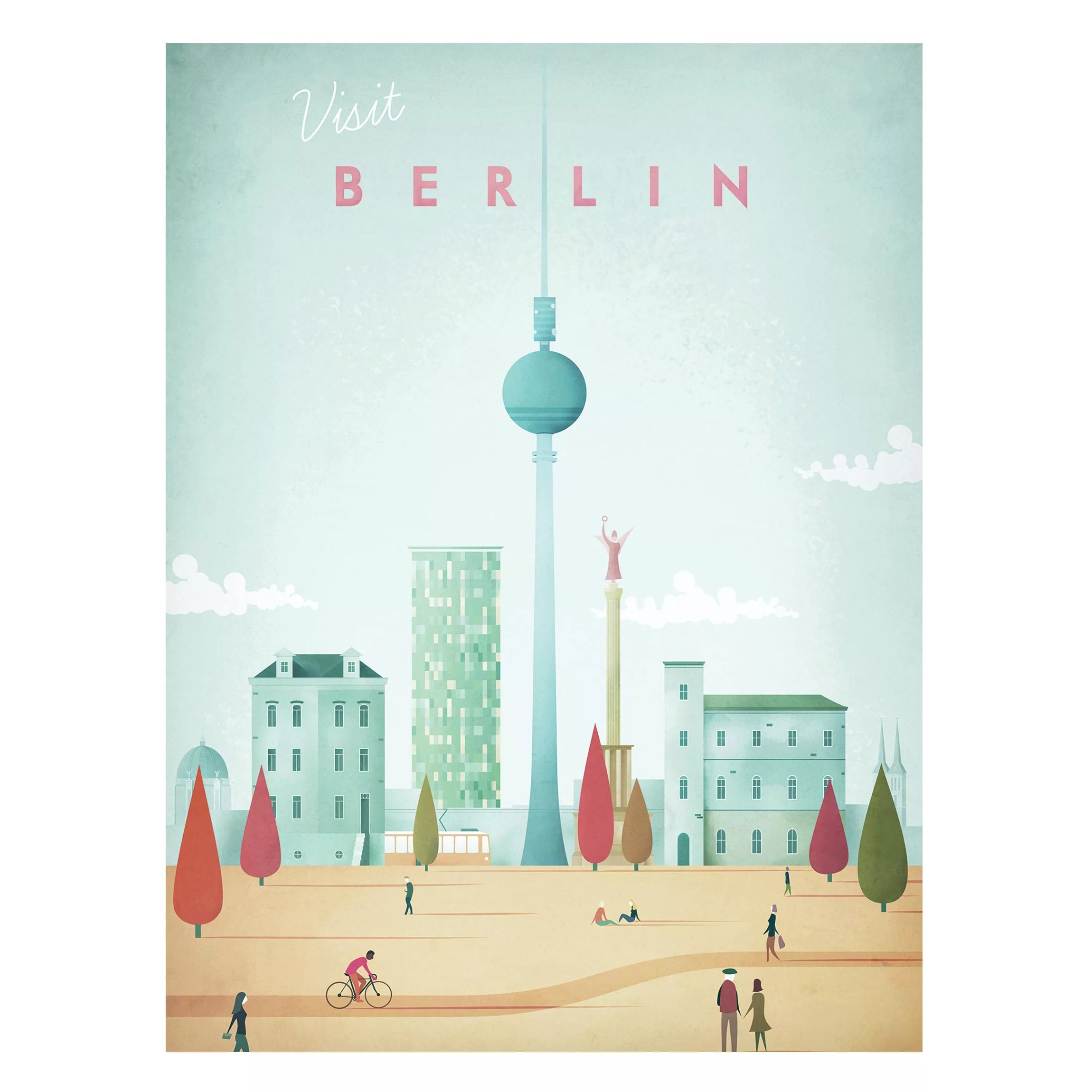 Magnettafel Architektur & Skyline - Hochformat 3:4 Reiseposter - Berlin günstig online kaufen