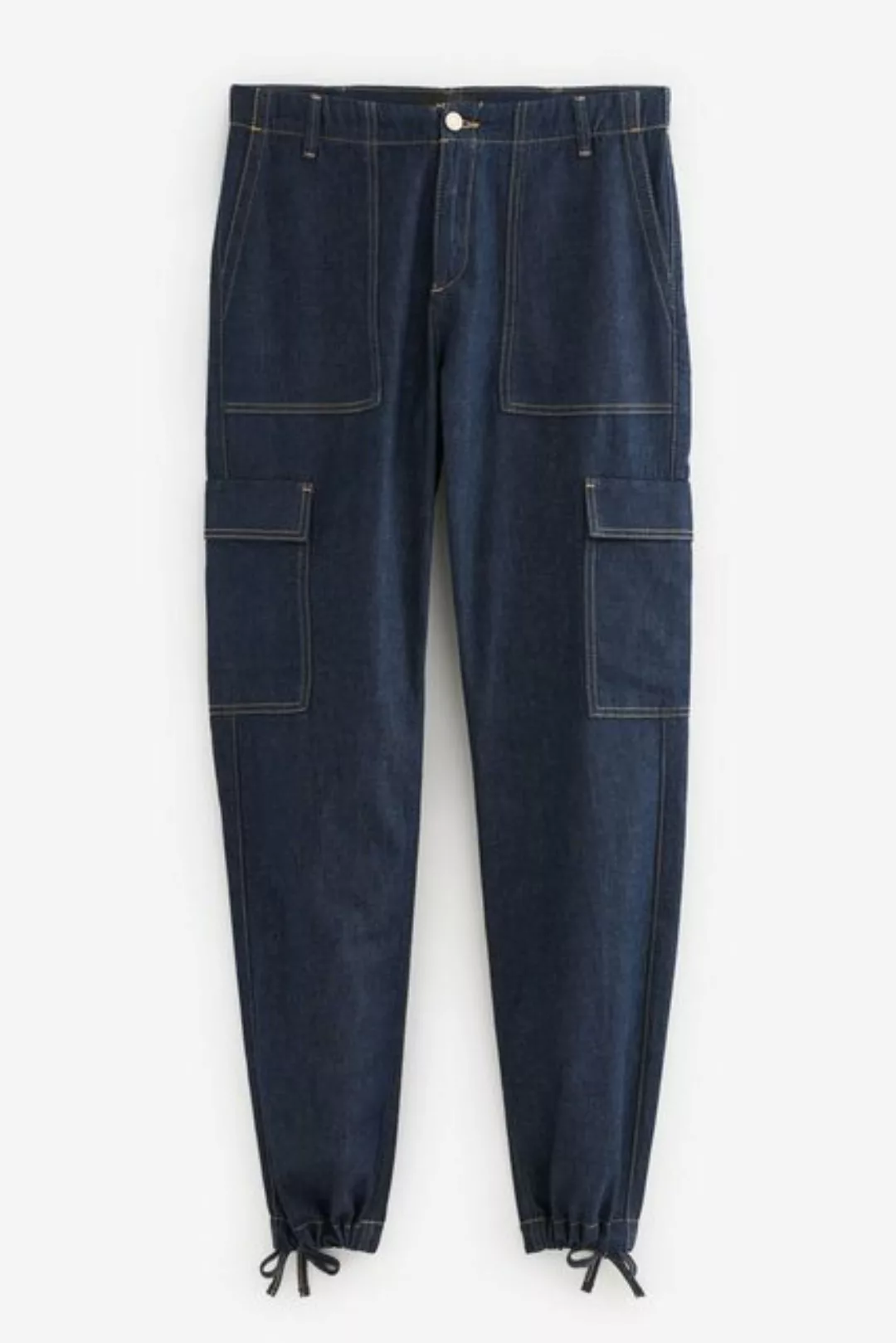 Next Jogg Pants Cargo-Jogginghose aus Denim im Utility-Look (1-tlg) günstig online kaufen