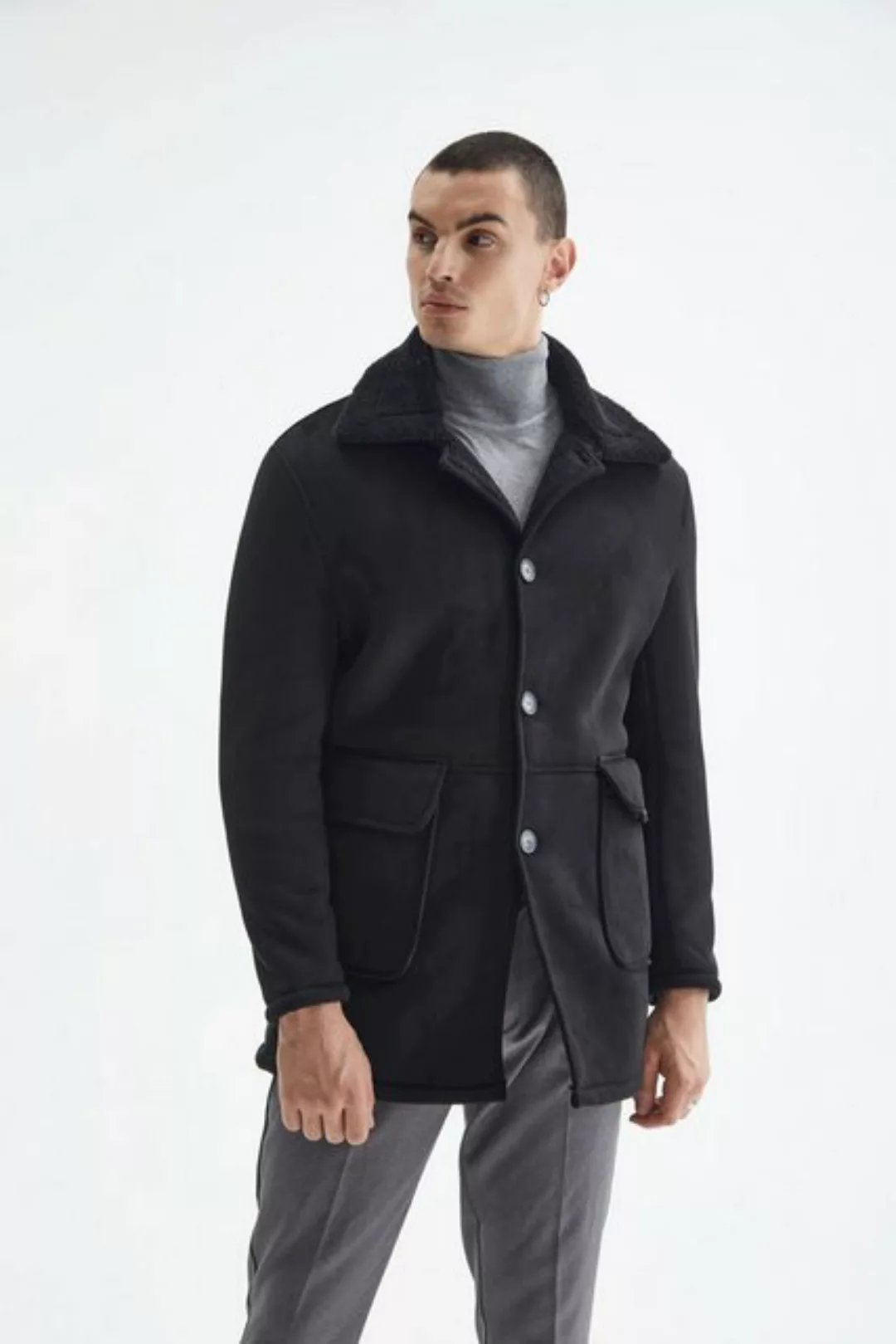 Antioch Wintermantel Inside Wool - Slim Fit günstig online kaufen