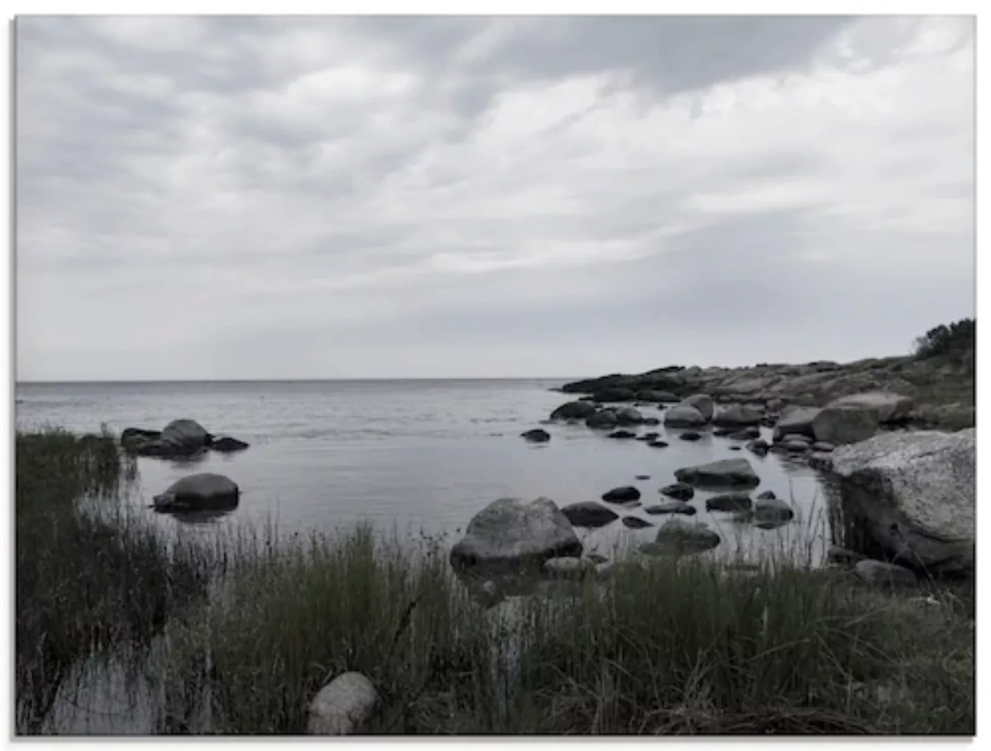 Artland Glasbild »Einsame Bucht am Meer«, Gewässer, (1 St.), in verschieden günstig online kaufen