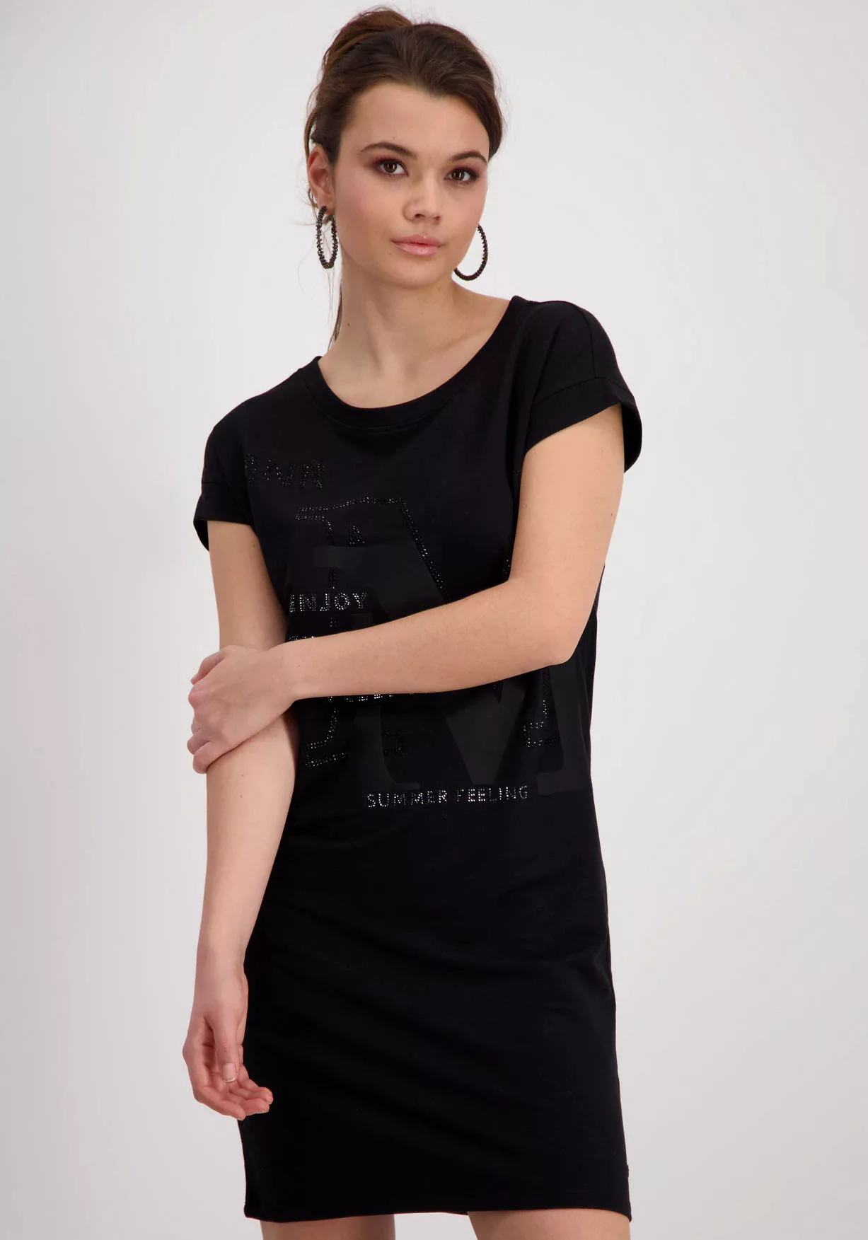 Monari Shirtkleid mit Glitzernieten günstig online kaufen