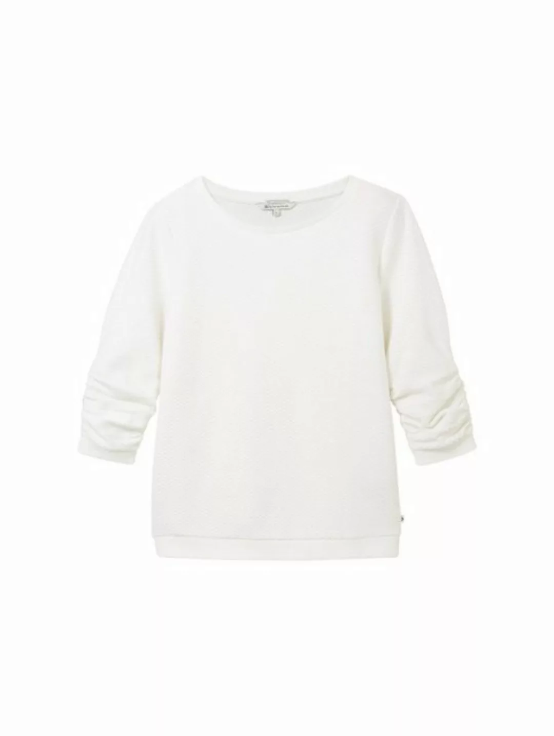 TOM TAILOR Sweatshirt structured sweat günstig online kaufen