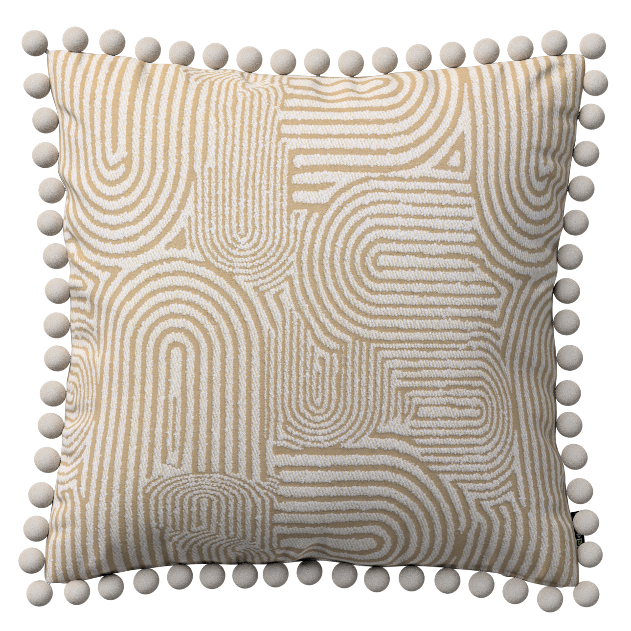 Kissenhülle Wera mit Bommeln, beige-ecru, 45 x 45 cm, Cosy Home (144-79) günstig online kaufen