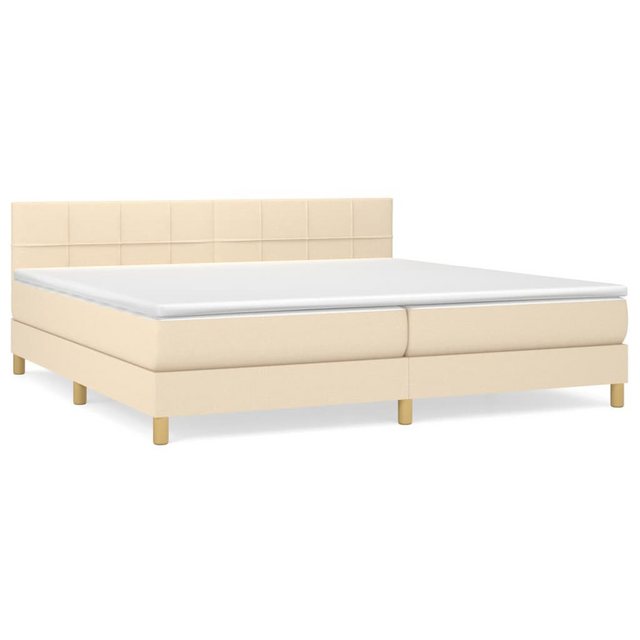 vidaXL Boxspringbett Bett Boxspringbett mit Matratze und LED Stoff (200 x 2 günstig online kaufen