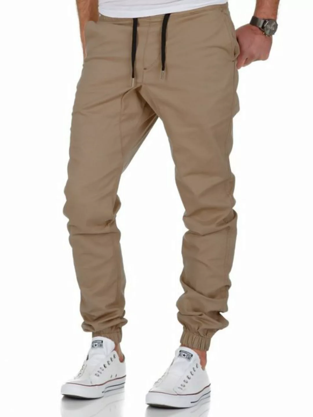 Amaci&Sons Chinohose NEW JERSEY Basic Jogger-Chino Herren Stretch Jogger Ba günstig online kaufen