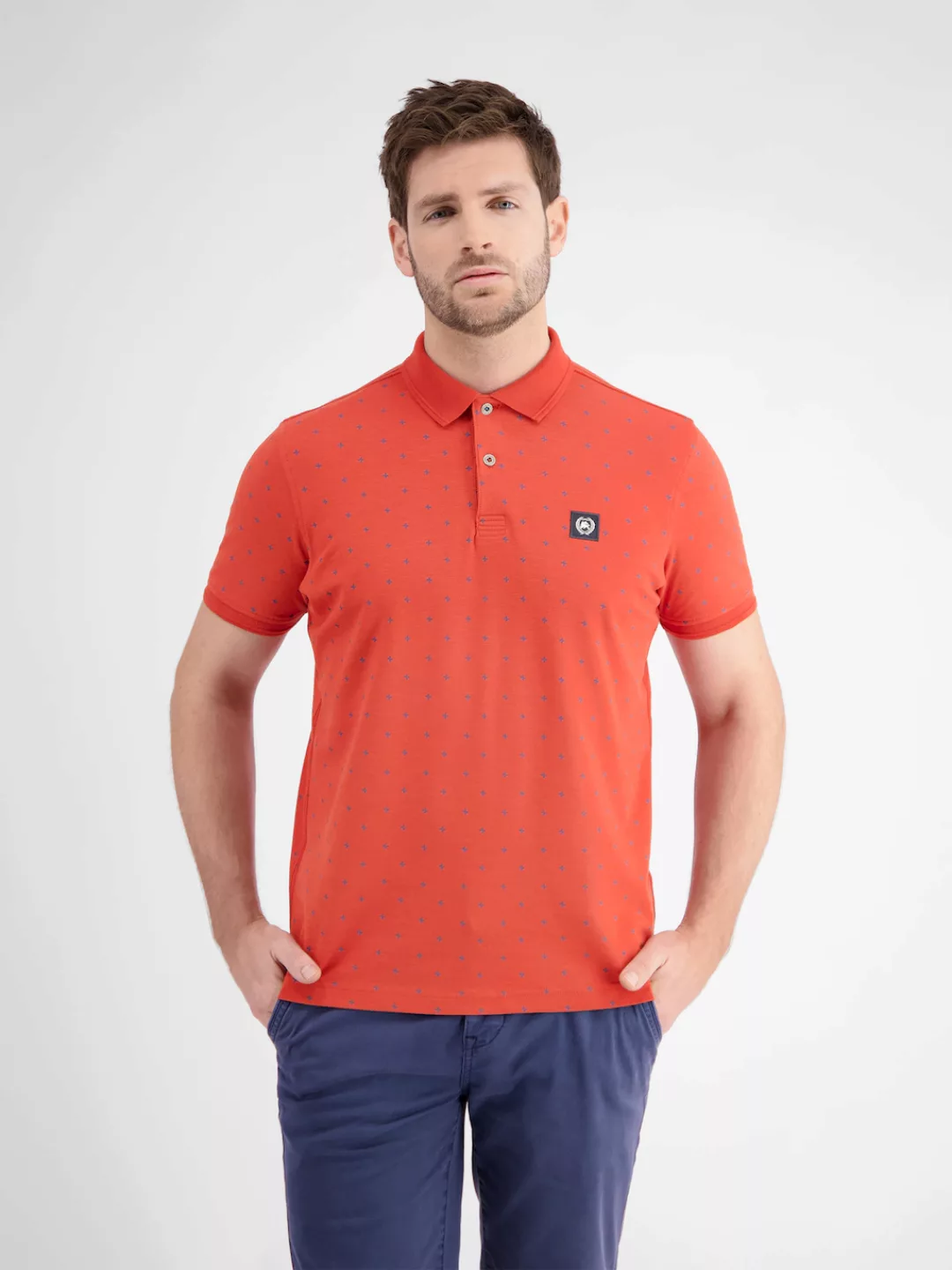 LERROS Poloshirt mit Punkt-Print günstig online kaufen