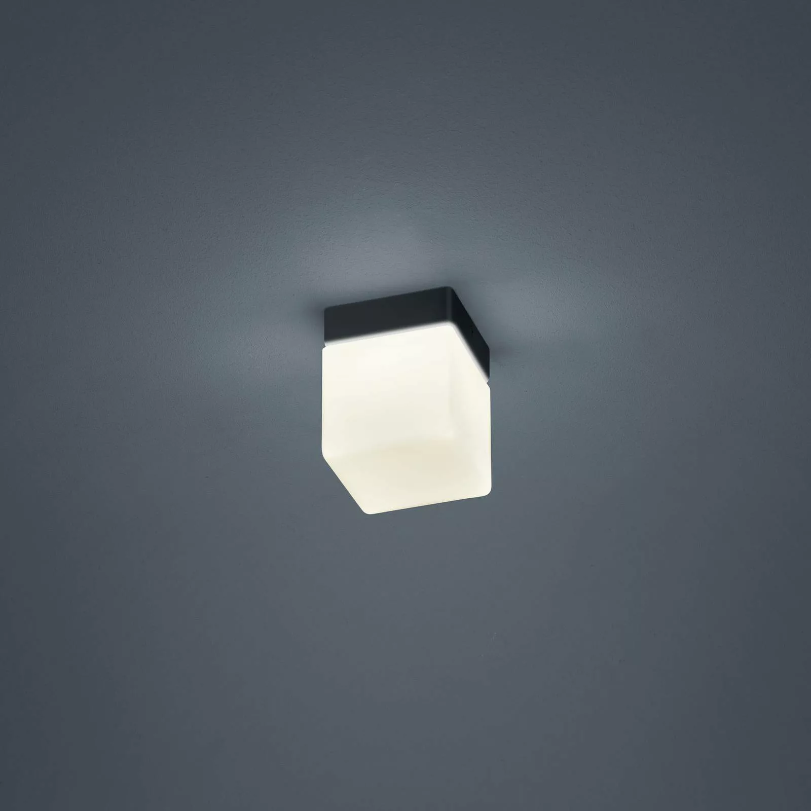 Helestra Keto LED-Deckenleuchte, Würfel, schwarz günstig online kaufen