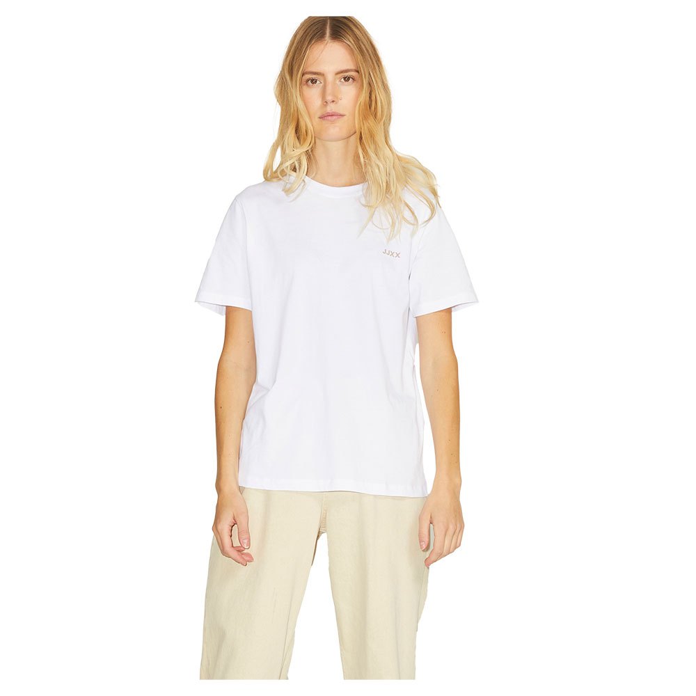 Jjxx Anna Regular Every Small Logo Kurzarm T-shirt XL Bright White / Print günstig online kaufen