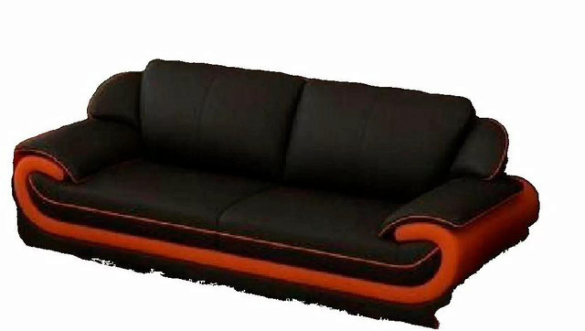 JVmoebel Sofa Schwarzes luxus Polster Dreisitzer Modernes Design Neu, Made günstig online kaufen