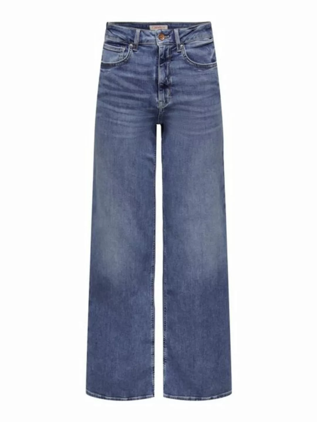 Only Damen Jeans ONLMADISON BLUSH HW WIDE Blau - Medium Blue Denim günstig online kaufen