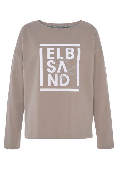 Elbsand Sweatshirt mit Frontprint günstig online kaufen