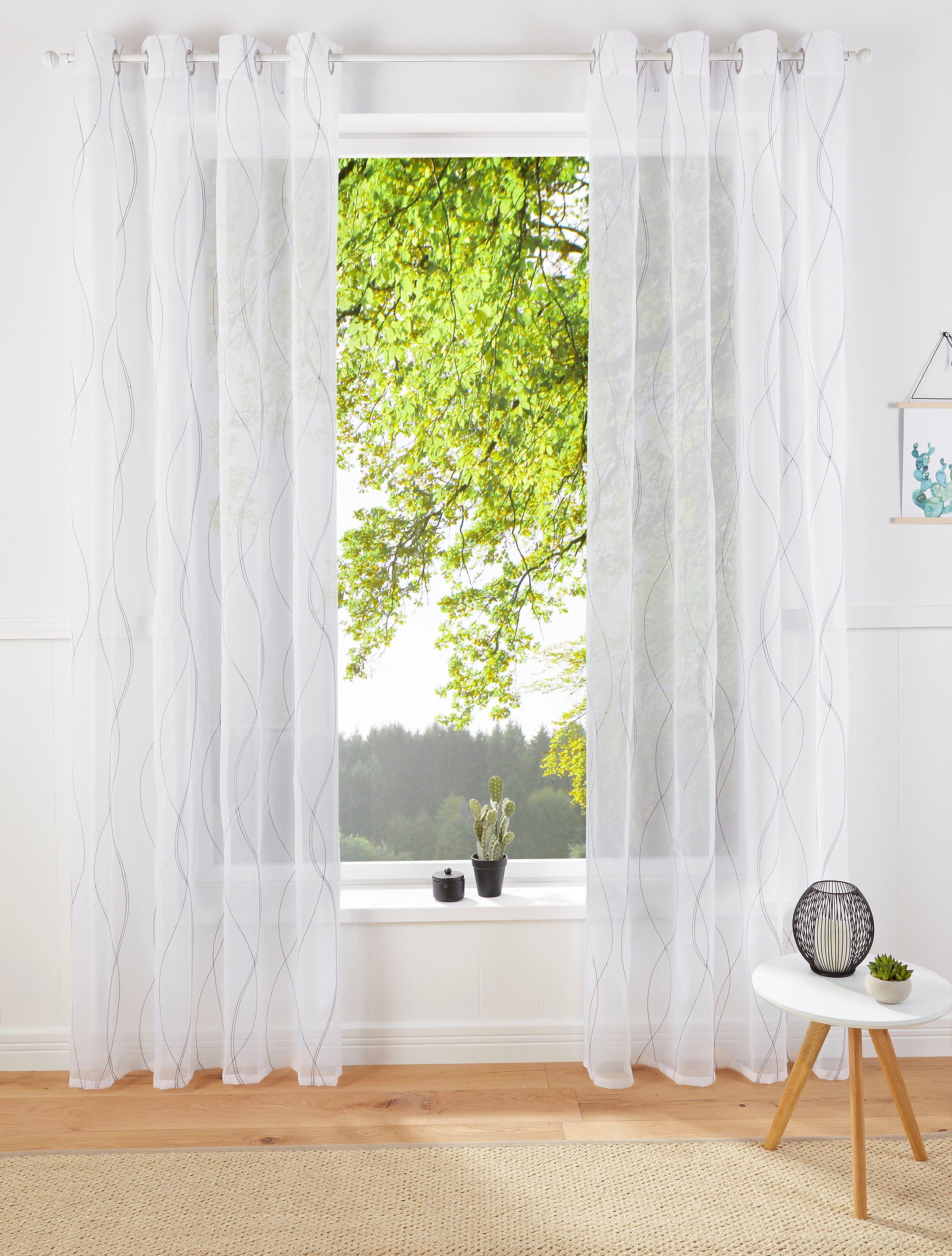 my home Gardine Mila, Ösen (1 günstig online kaufen